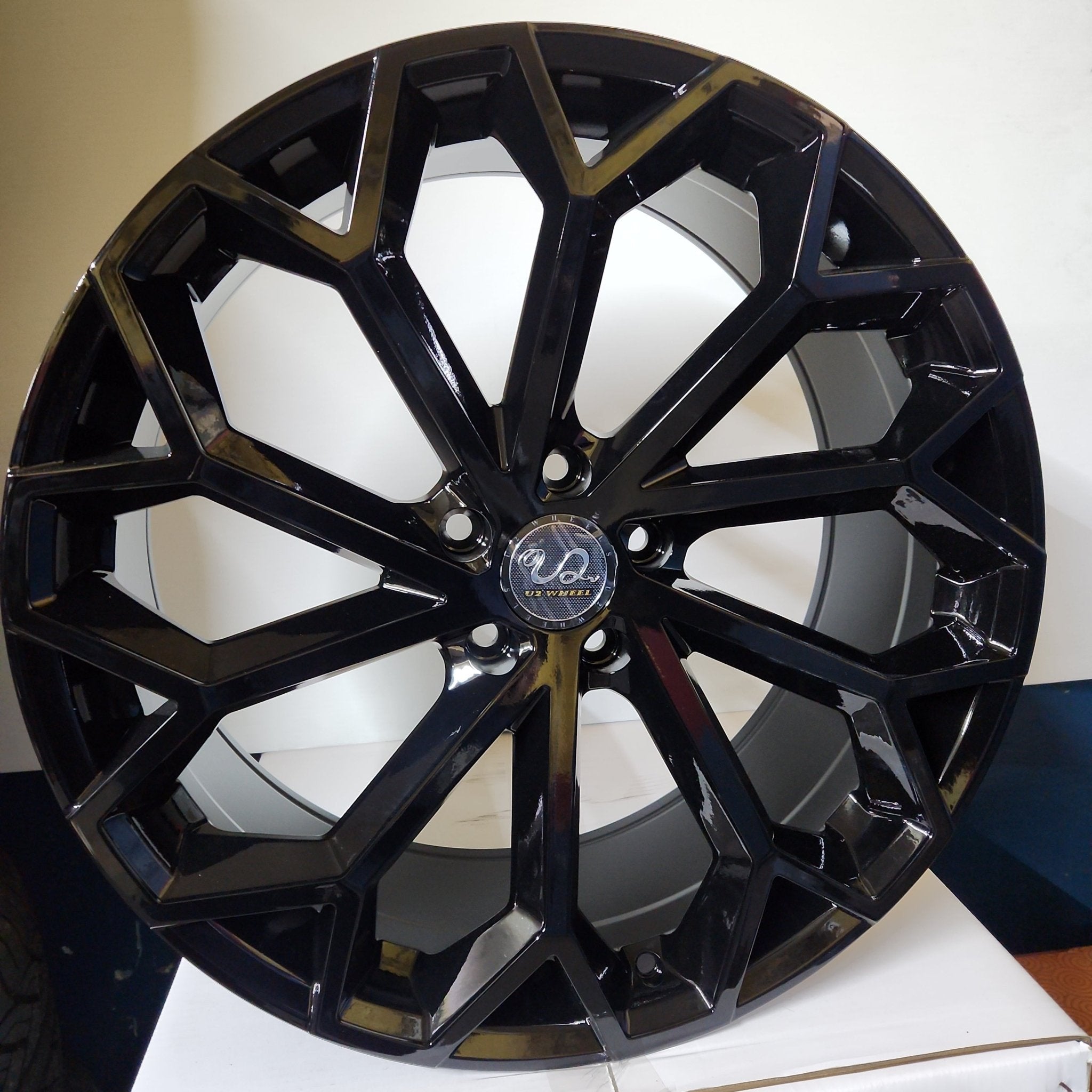 U2 65 -M WHEELS 20X8.5 5X114.3 BLACK