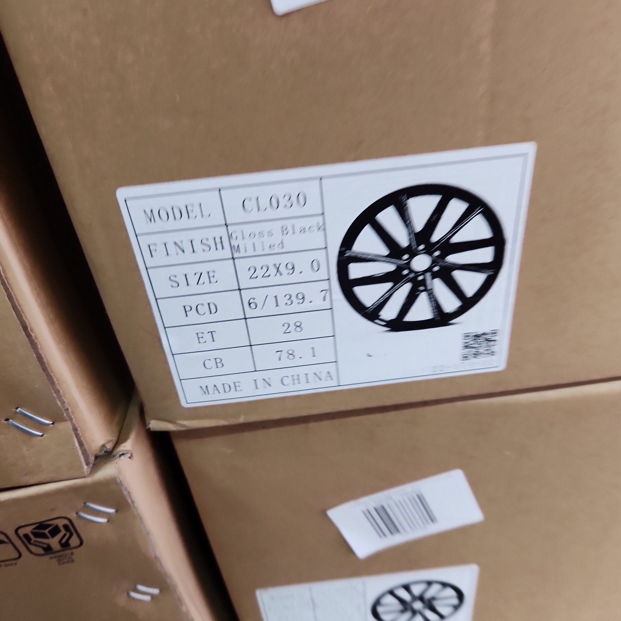 21 TAHOE HIGH COUNTRY RE 22Z9.0 6X139.7 PIANO BLACK MACHINE MILLED