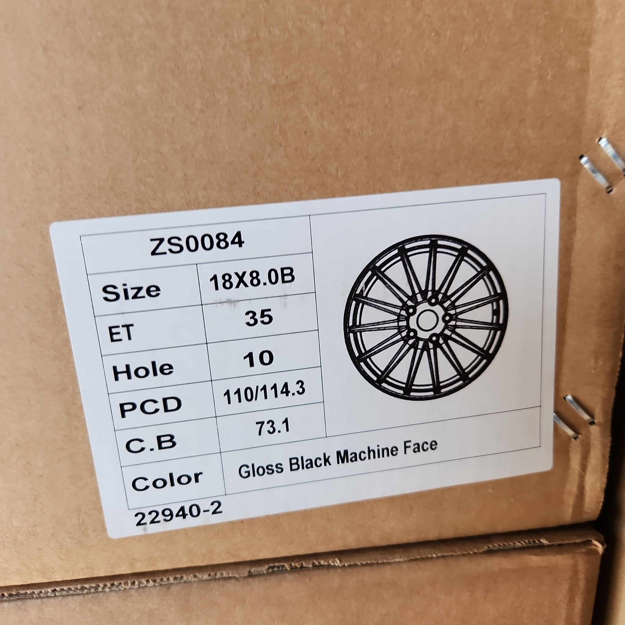 ZS-84 VFS-2 STYLE 18X8.0 5X110 5X114 PIANO BLACK MACHINED FACE