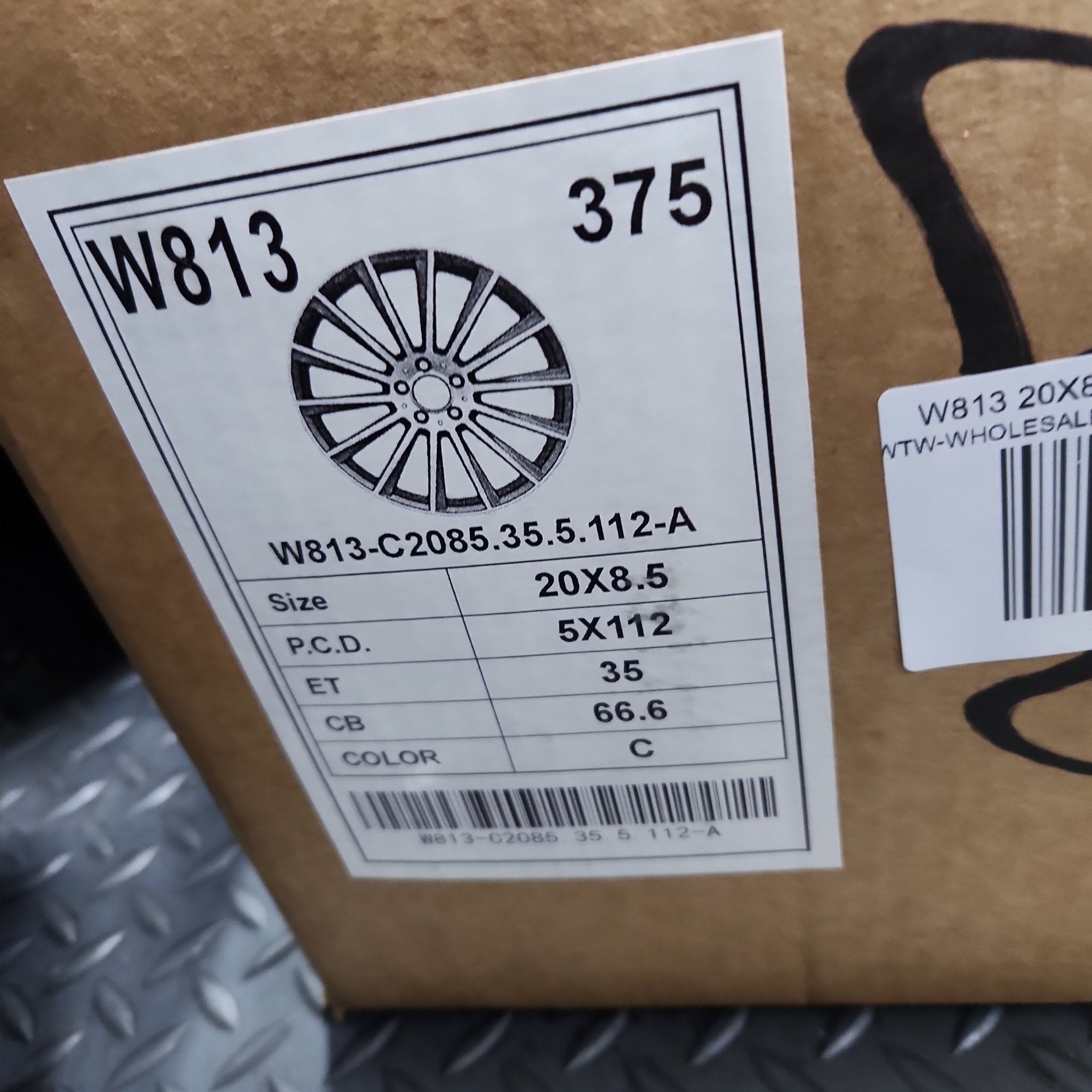 W813 20X8.5 5X112 CHROME
