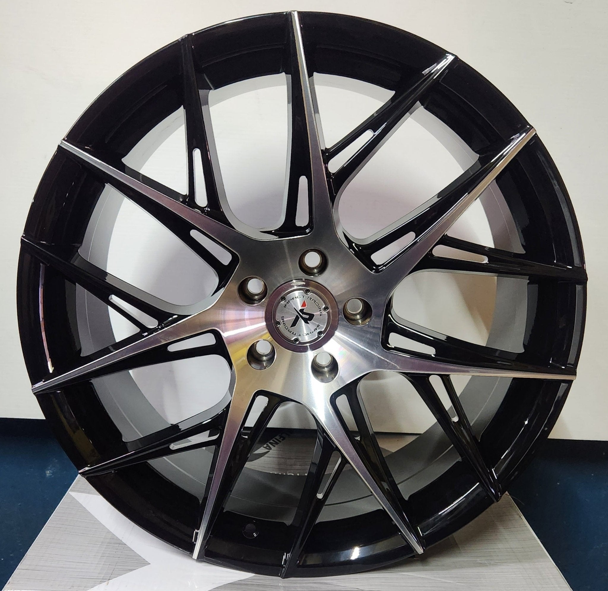 IMPACT RACING 603 20X8.5 5X4.5 GLOSS BLACK MACHINED FACE
