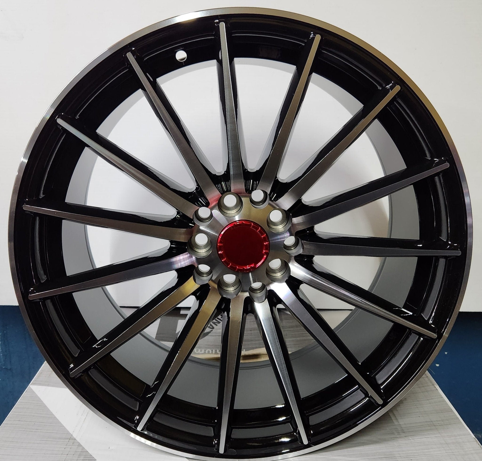 ZS-84 VFS-2 STYLE 18X8.0 5X110 5X114 PIANO BLACK MACHINED FACE