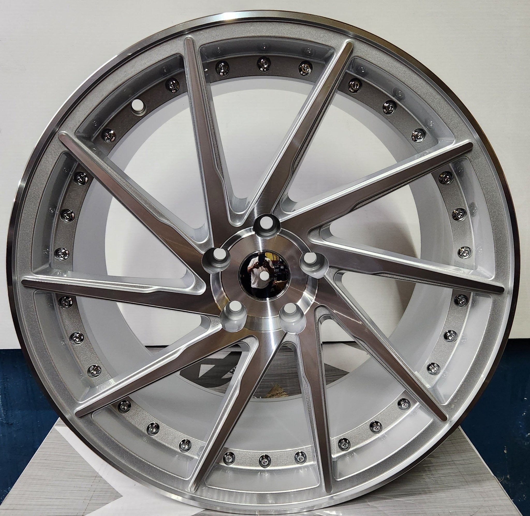 VOSSEN STYLE -PW OE02 19x8.5 5x4.5 SILVER MACHINED FACE