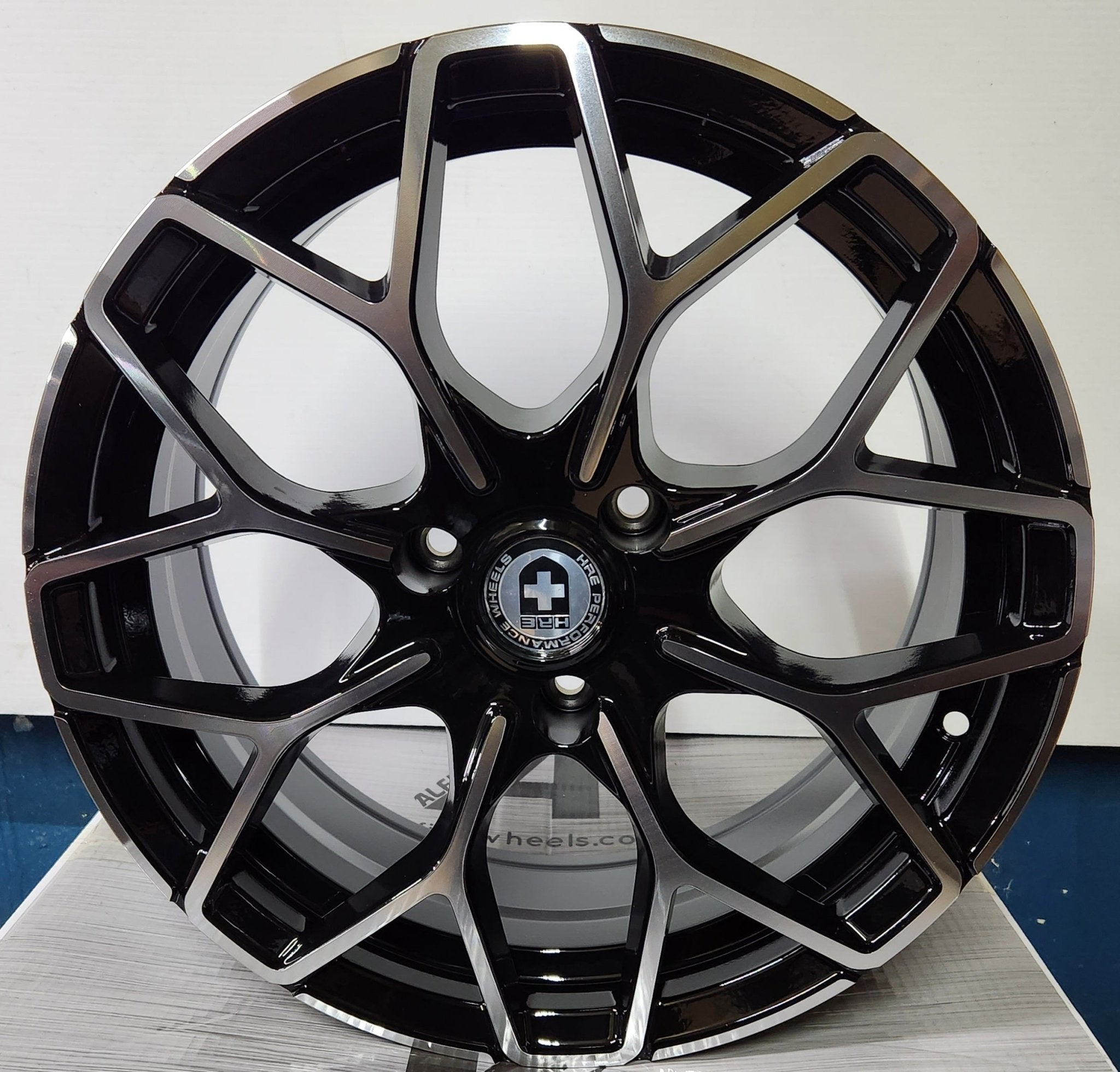 SMART2 BRABUS STYLE 17X7.0 3X112 GLOSS BLACK MACHINED FACE