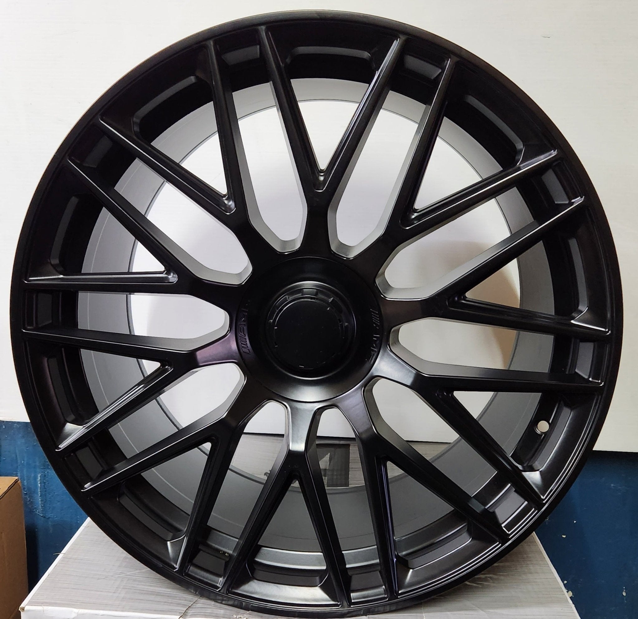 W803 22X11.5 5X112 SATIN BLACK