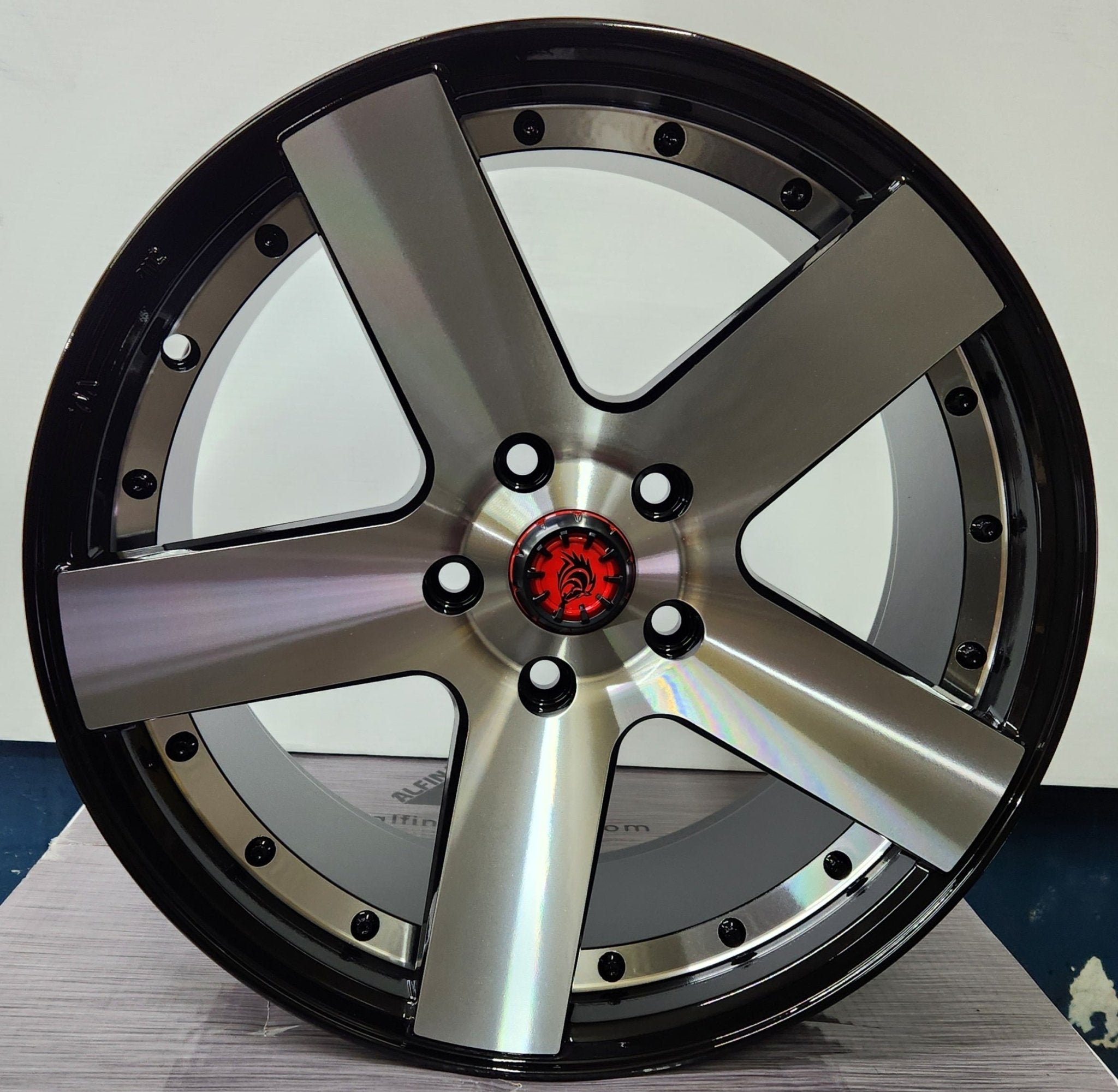 RAPIDASH-175539 17X8 5X4.5 PIANO BLACK MF