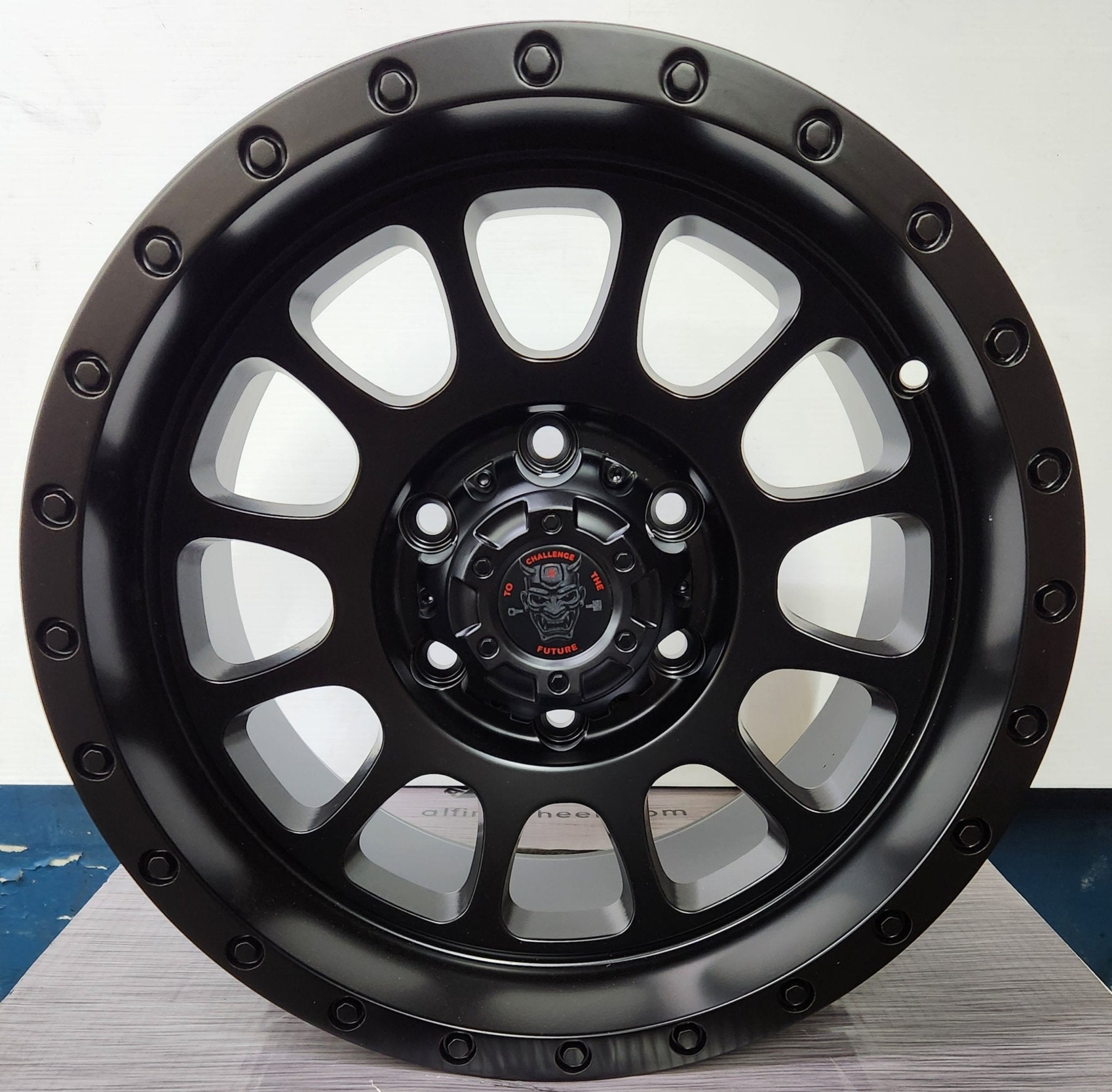 SHOGUN-JT138-6 16x8.5 6x139.7 MATTE BLACK