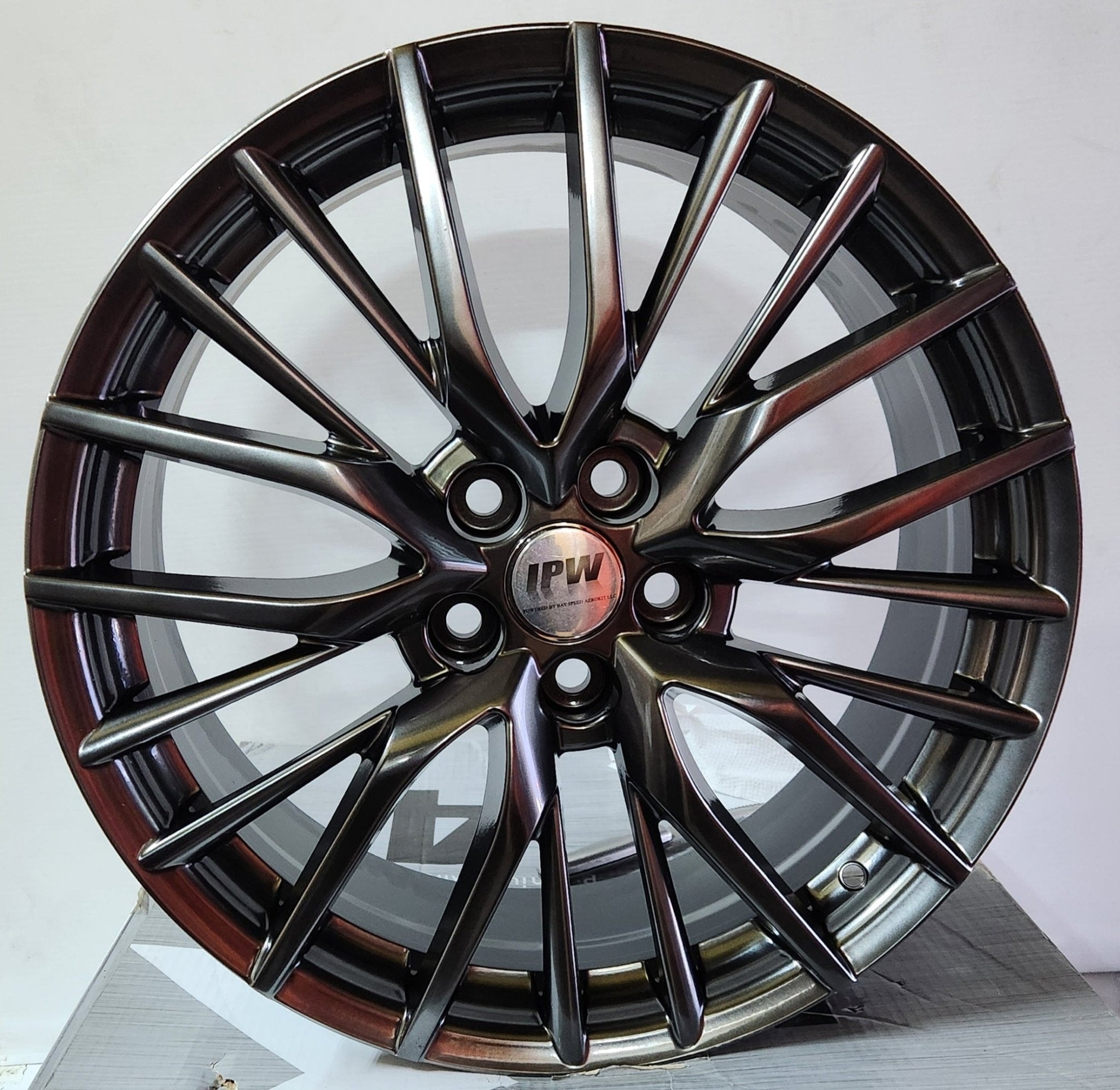 FLOW FORM FBX047-9 19x8.0 5x114.3 HYPER BLACK