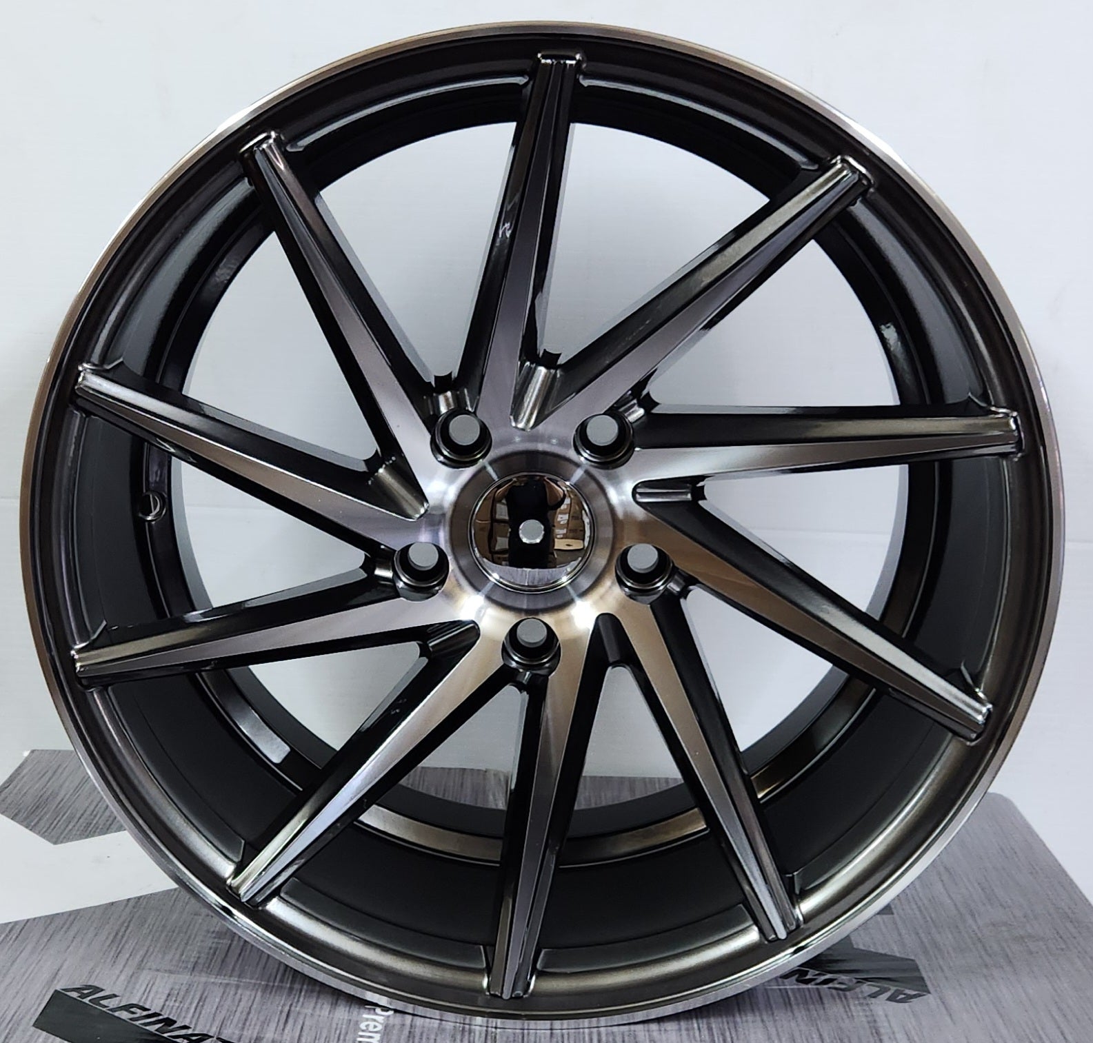 RAPIDASH-RD21 17x8.0 5x114.3 HYPER BLACK MACHINED FACE