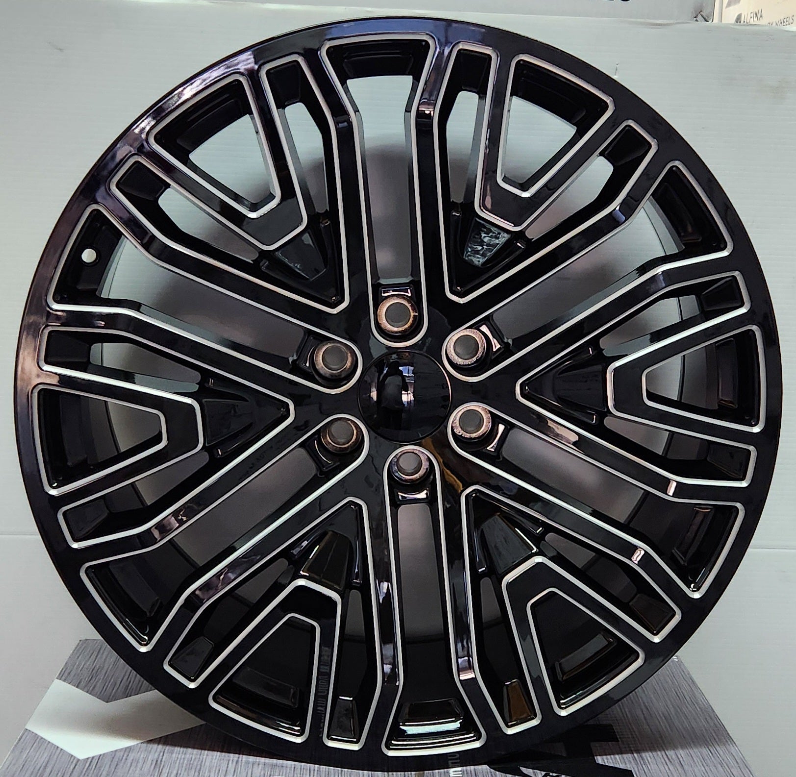 2206 24x10 6x139.7 78.1mm BLACK MILLED WINDOW