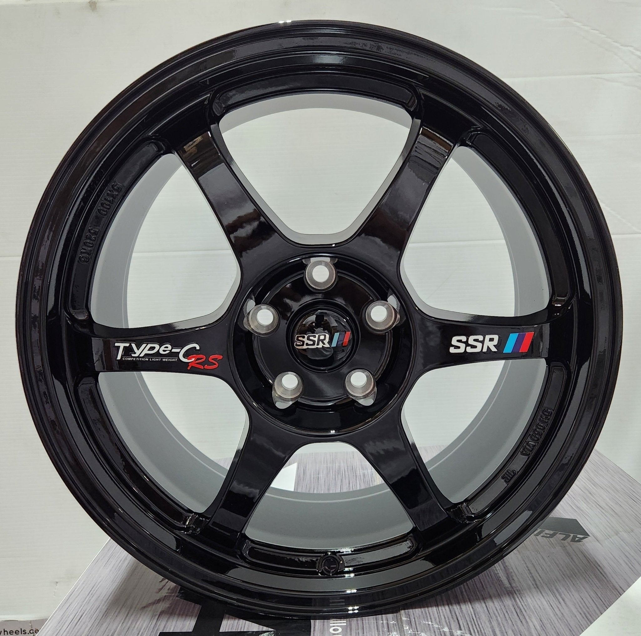 ZS201 ZS451 TYPE-C STYLE 18x8.5 5x112 / 5x114.3 GLOSS BLACK