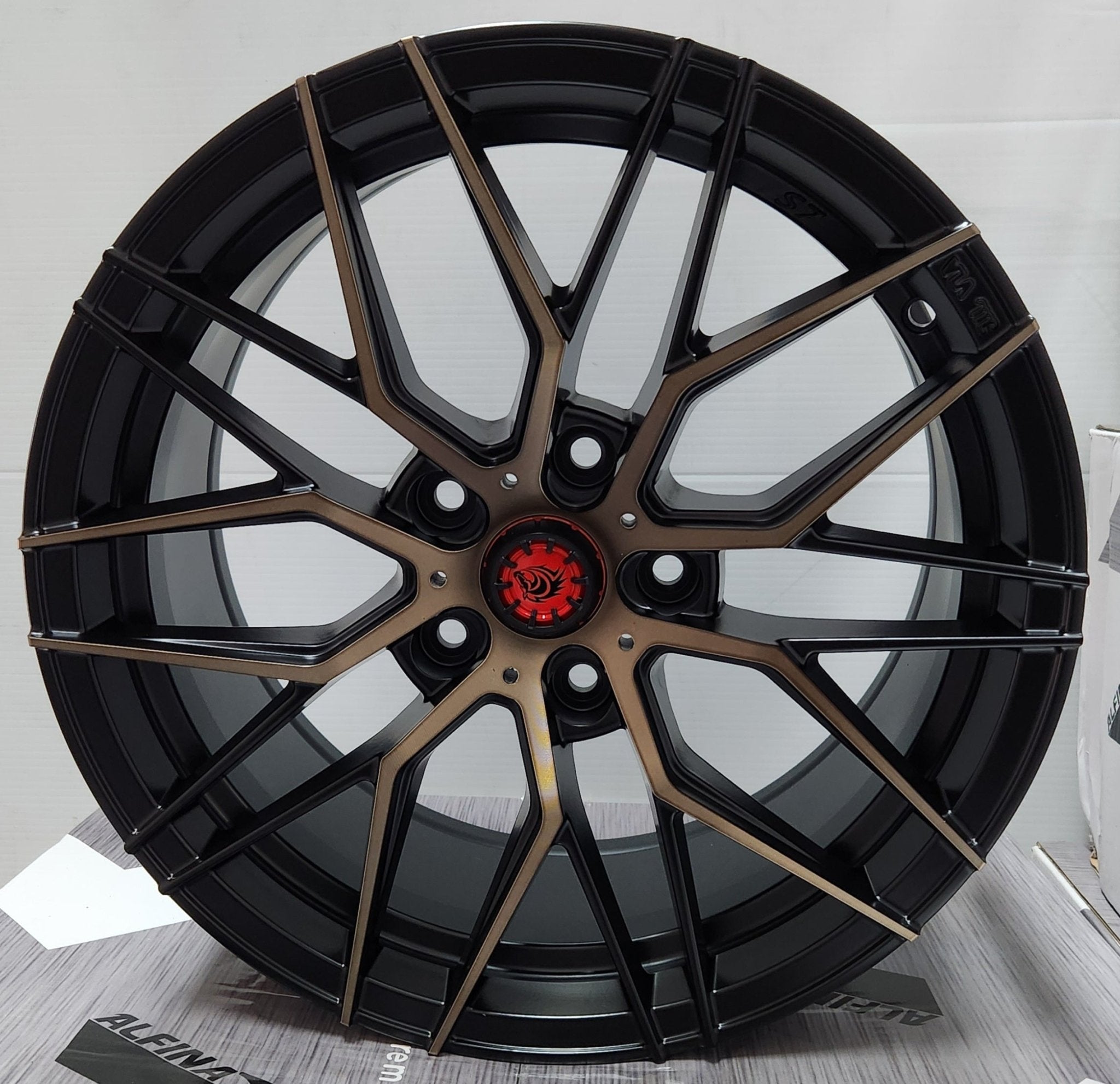RAPIDASH RD-S7 17X8 5X120 MATTE BLACK BRONZE FACE