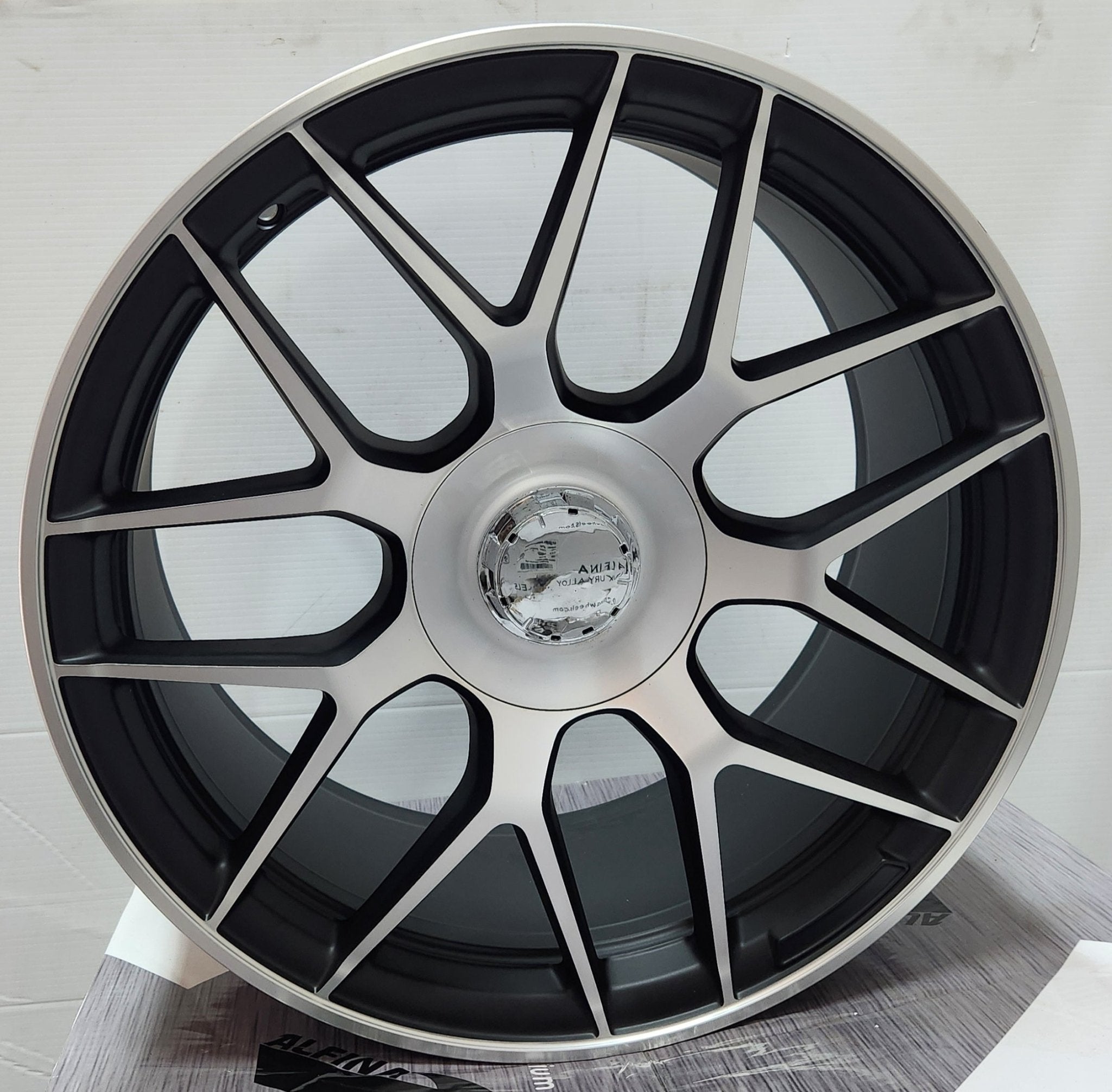 WHEELS 852 20x8.5 5x112 MATT BLACK MACHINE FACE