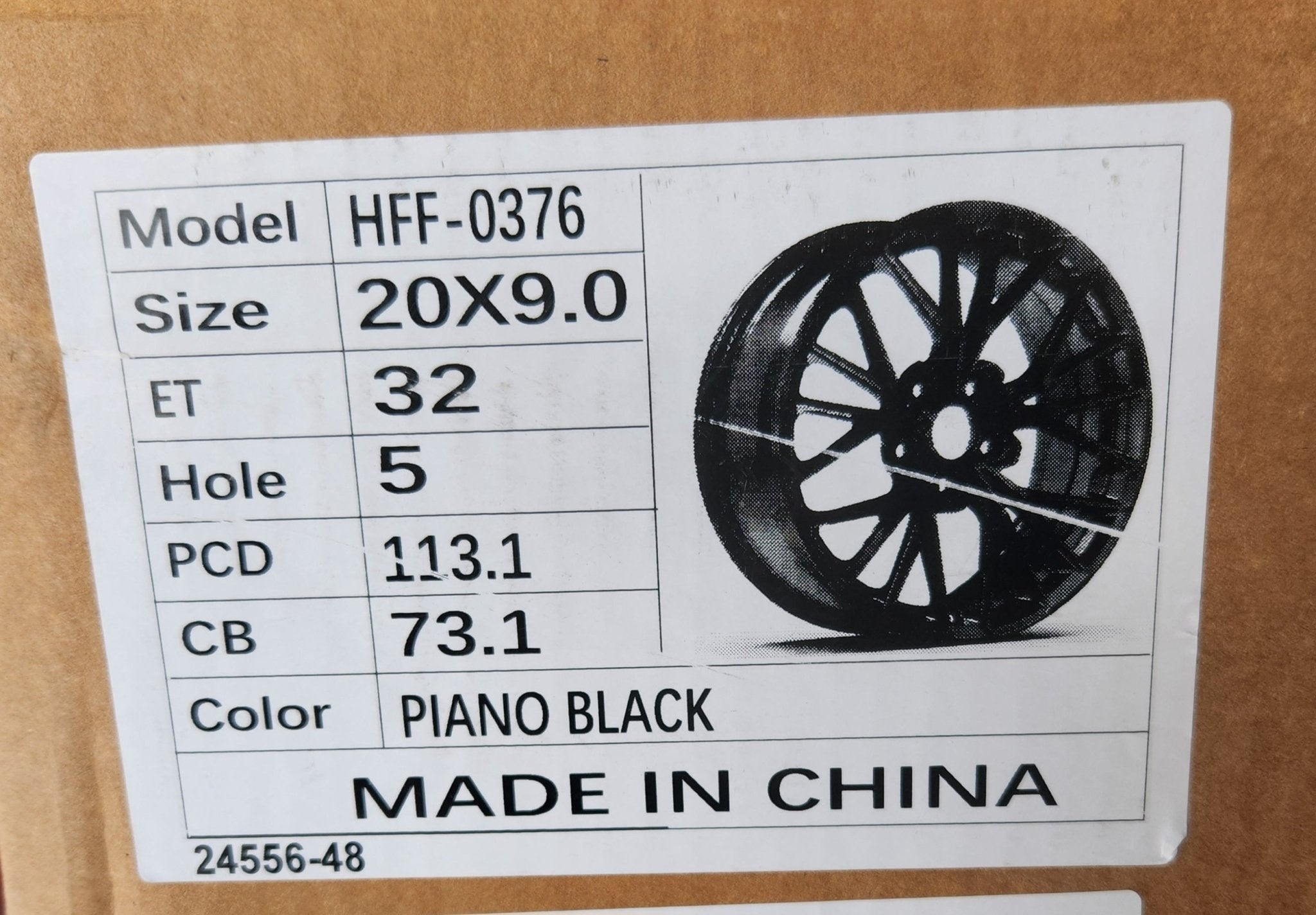 PEGASUS-0376 Si-05 20x9.0 5x112 / 5x114.3 GLOSS BLACK