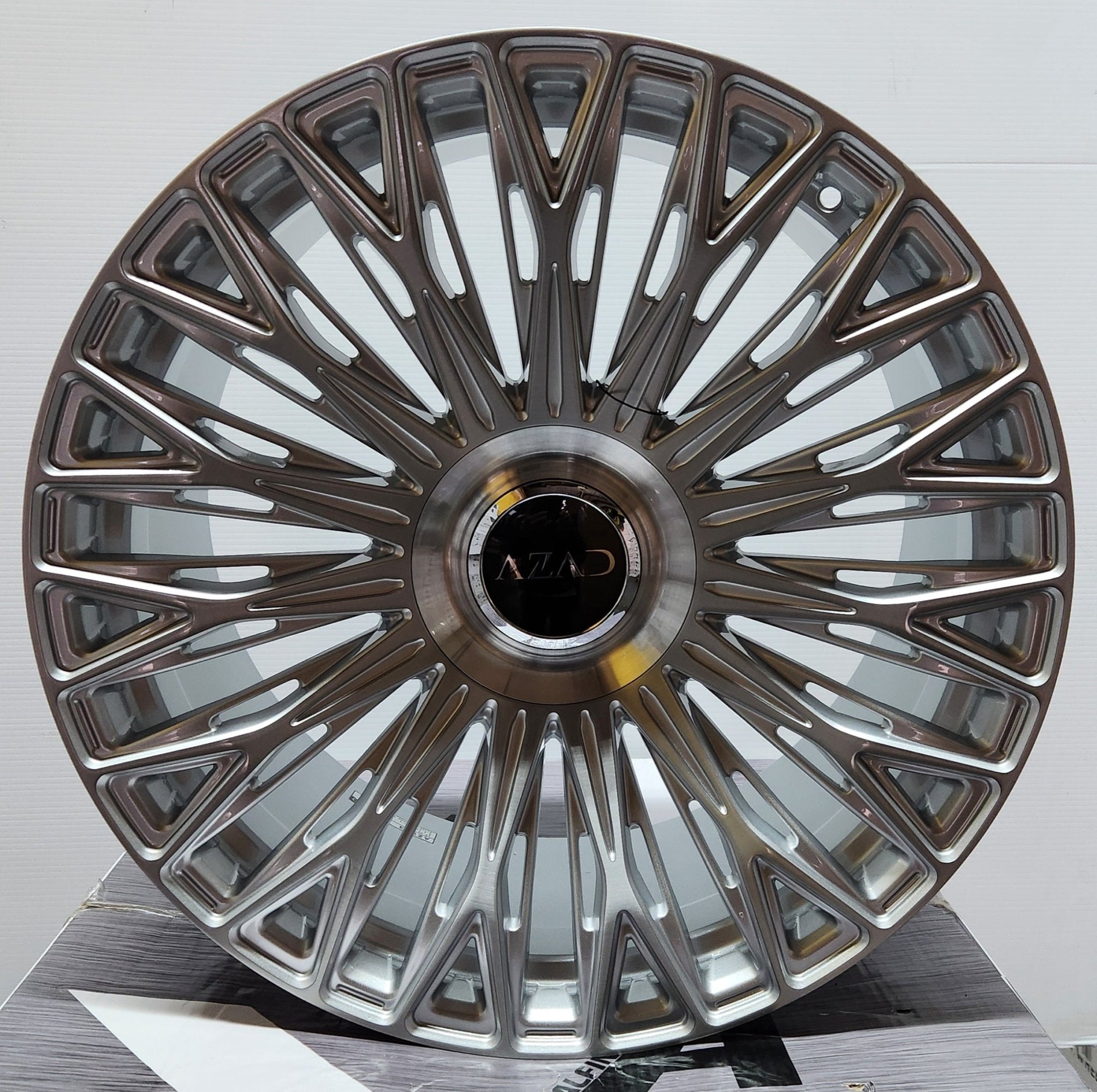 AZAD AZV03 22X9 5X112 5X114.3 BRUSHED SILVEL