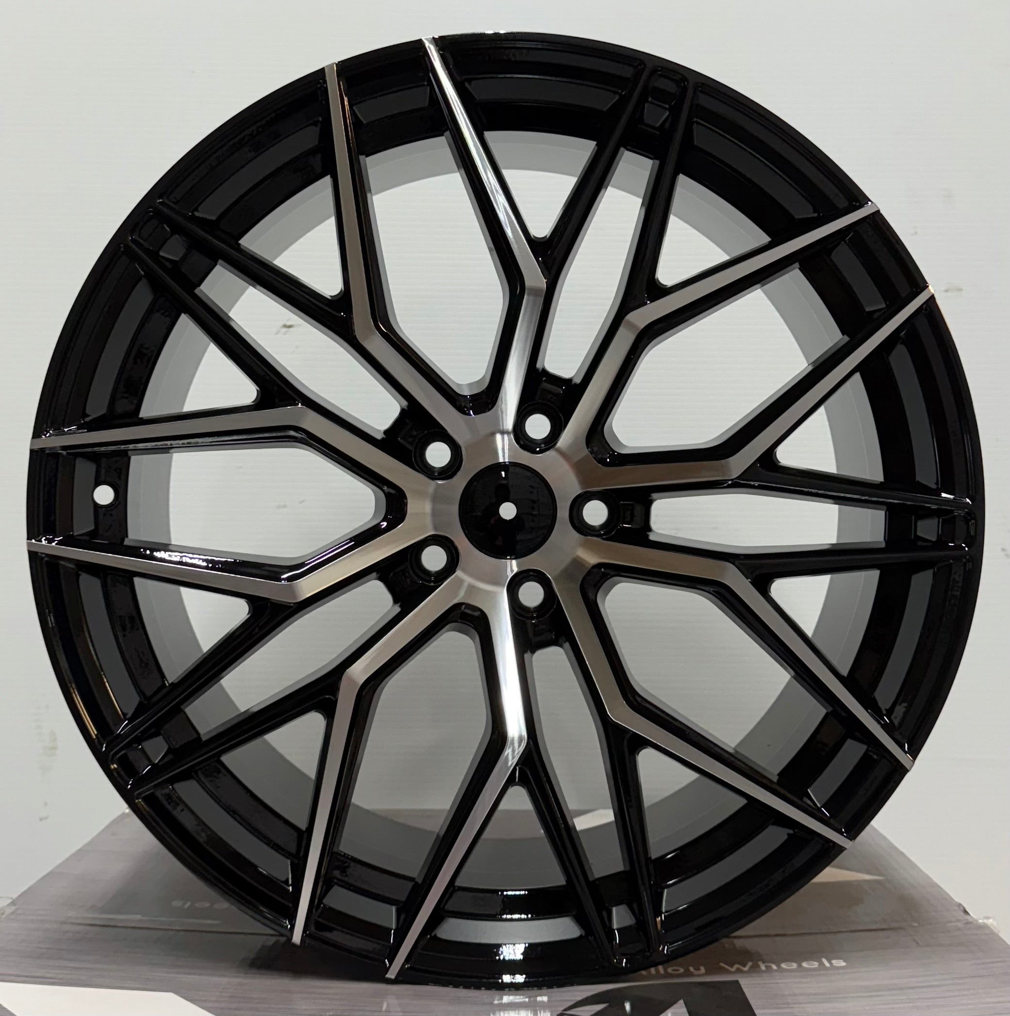 ALFINA AF303 20x9 5x112 / 5x114.3 GLOSS BLACK MACHINED FACE