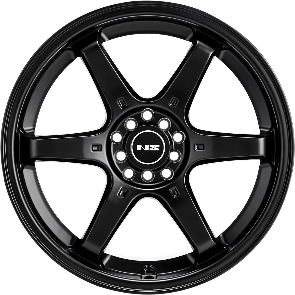 NS 1507 18X8.0 4X100- 4X4.5 MATTE BLACK