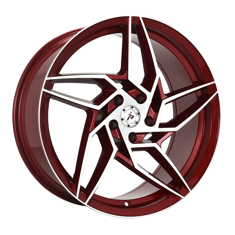 IMPACT RACING 605 20X8.5 5X4.5 CANDY RED MACHINE FACE