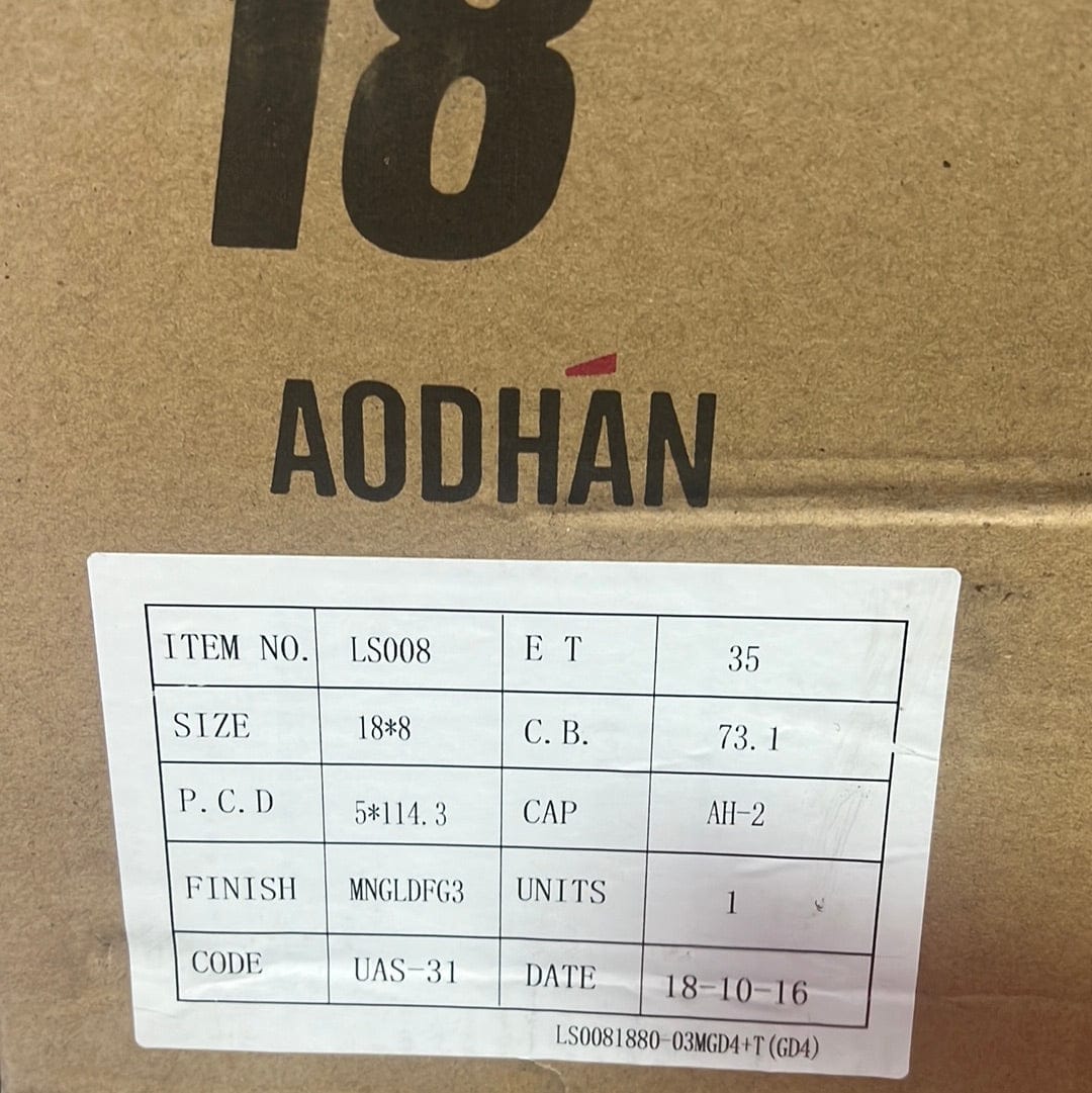 AODHAN-LS008 18X8.0 5X114.3 GOLD