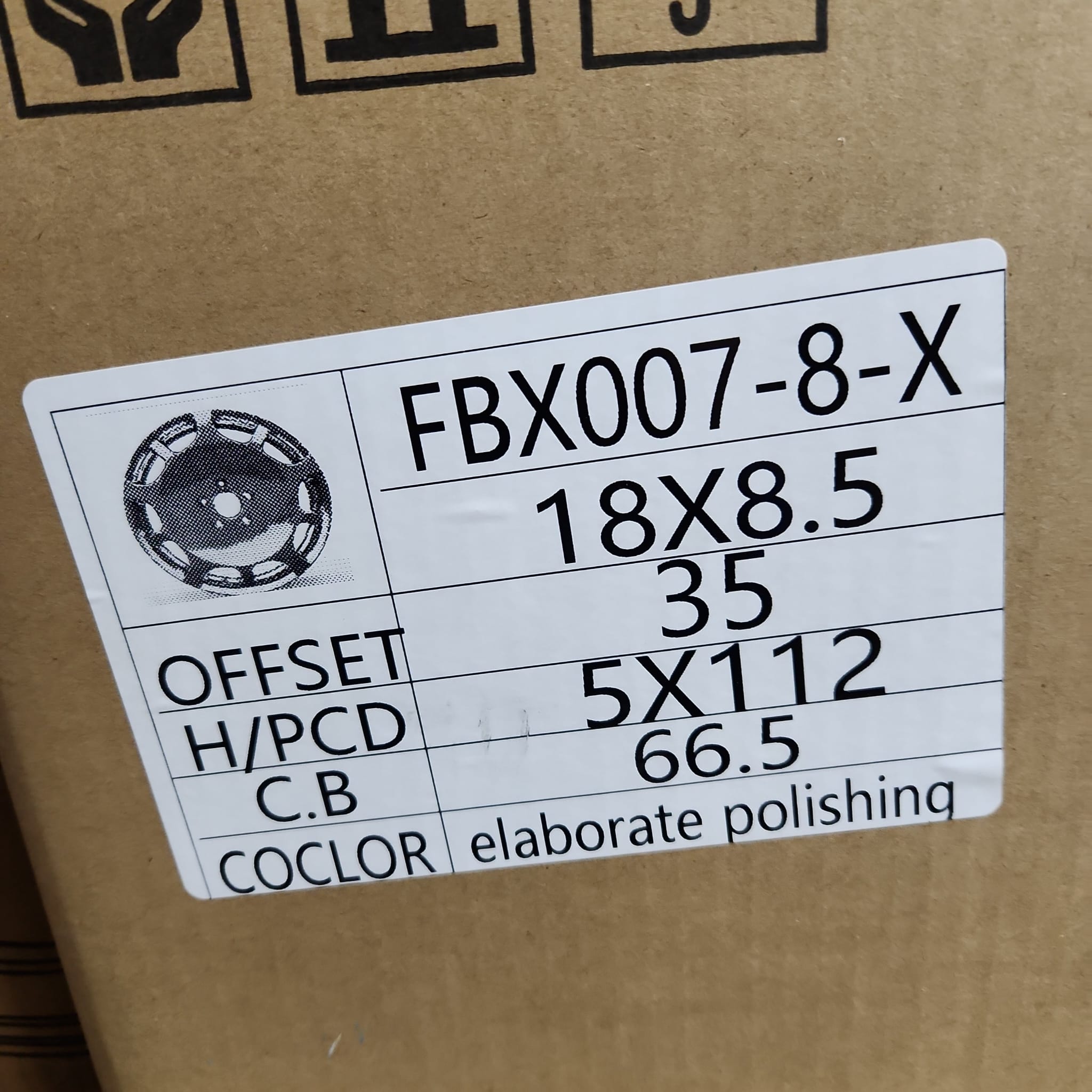 REW-FBX007-8-X 18X8.5 5X112 5x114.3 ULTRA HIGH POLISHED FACE FLOATING CAP