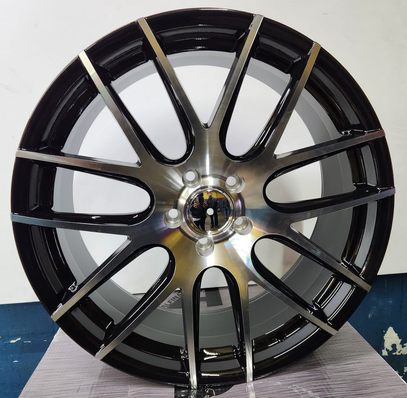 XIX X43 20X10.5 5X4.5 Black Machine Face
