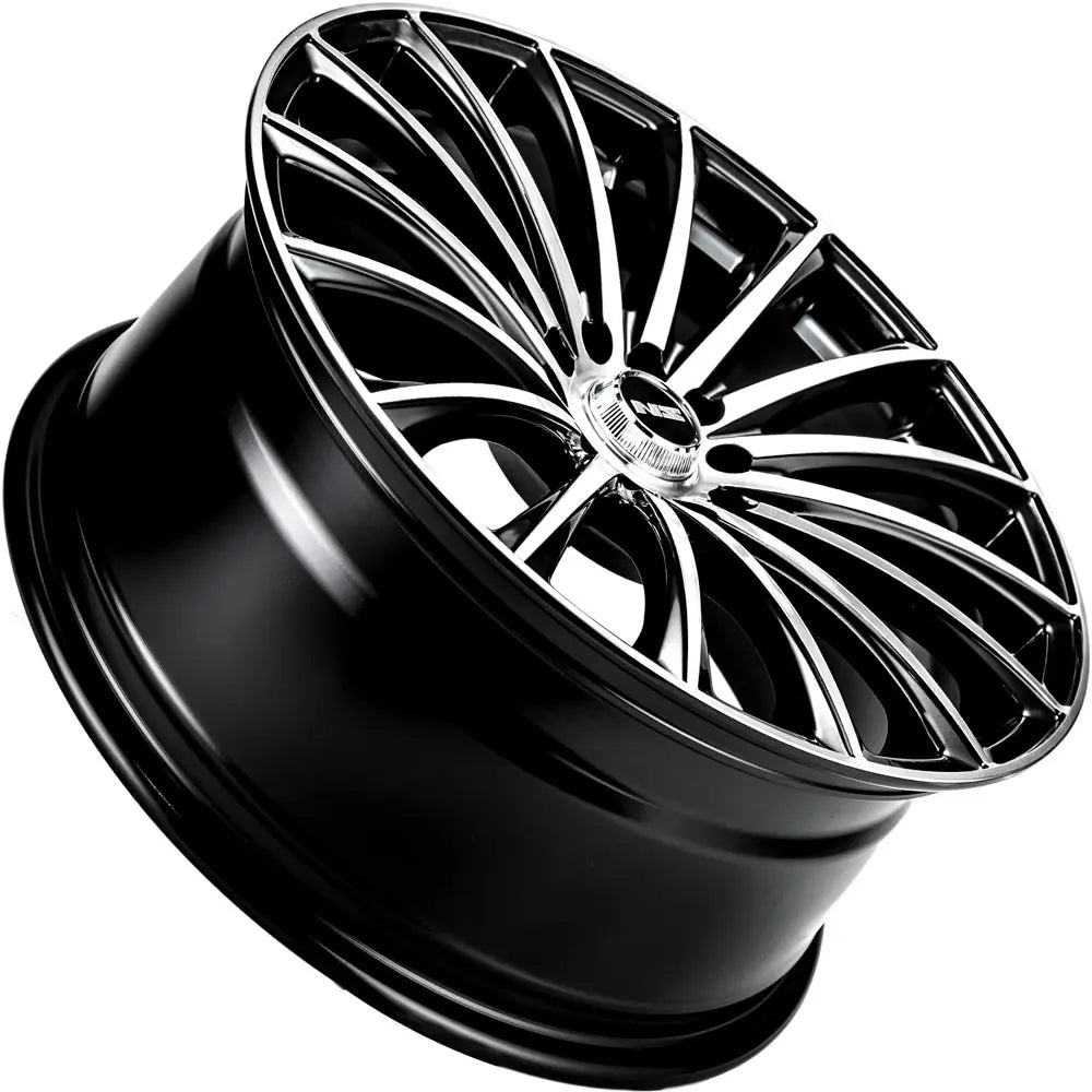 NS 1801 17X7.5 5X100- 5X4.5 BLACK MACHINED FACE