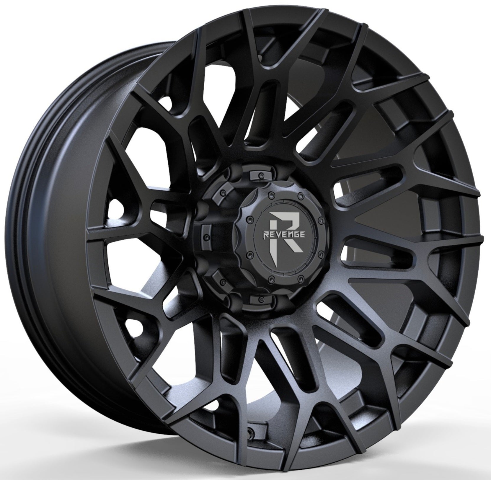 REVENGE RV-203 20X10 5X127 5X139.7 SATIN BLACK