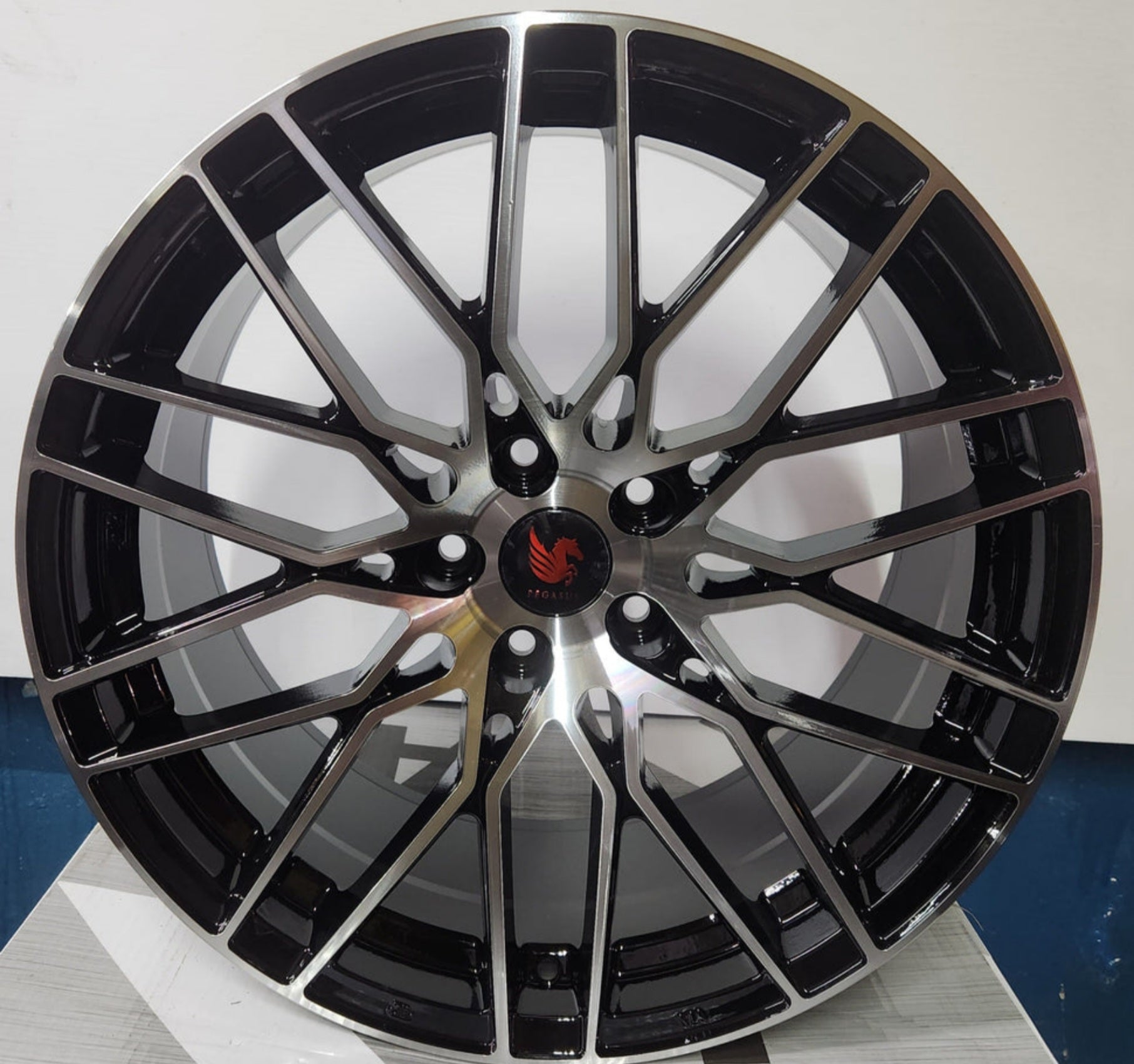 PEGASUS AF06 19X9.5 5X4.5 MATT BLACK MACHINE FACE