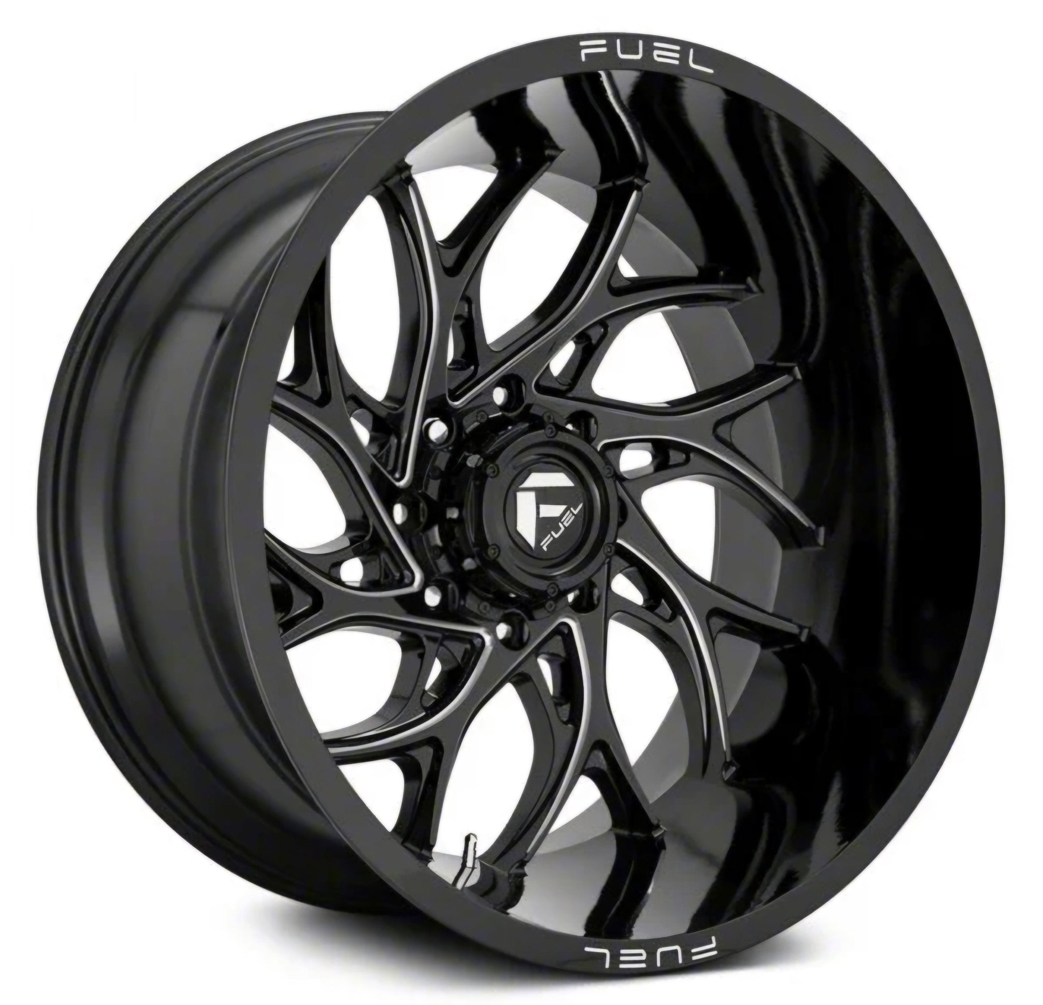 FUEL D741 20X9 8X180 GLOSSY BLACK