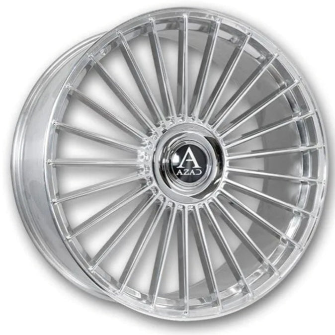 AZAD AZ25 22X10.5 5X112/ 5X120 CHROME