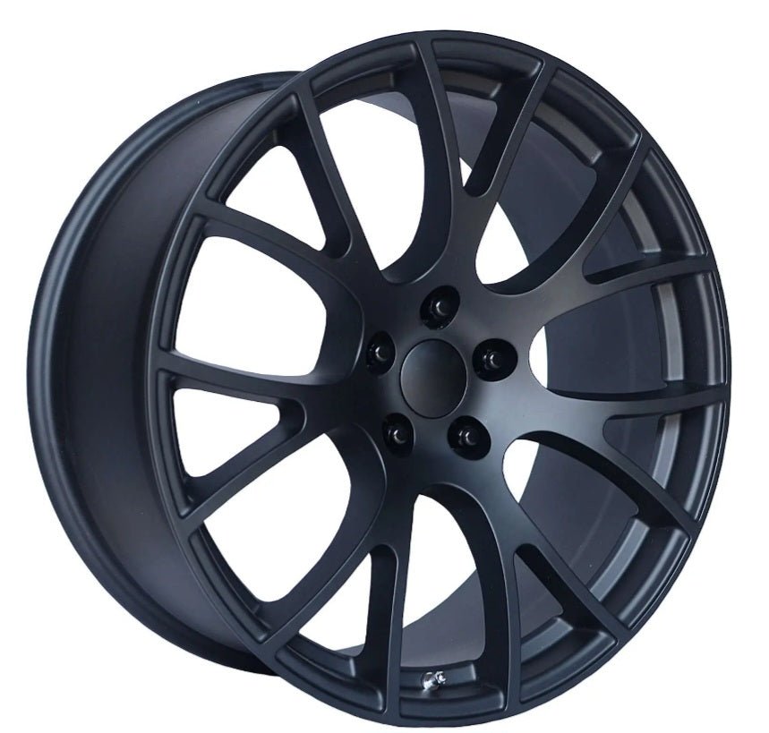 161MB-22957335 22X9.5 5X127 MATT BLACK