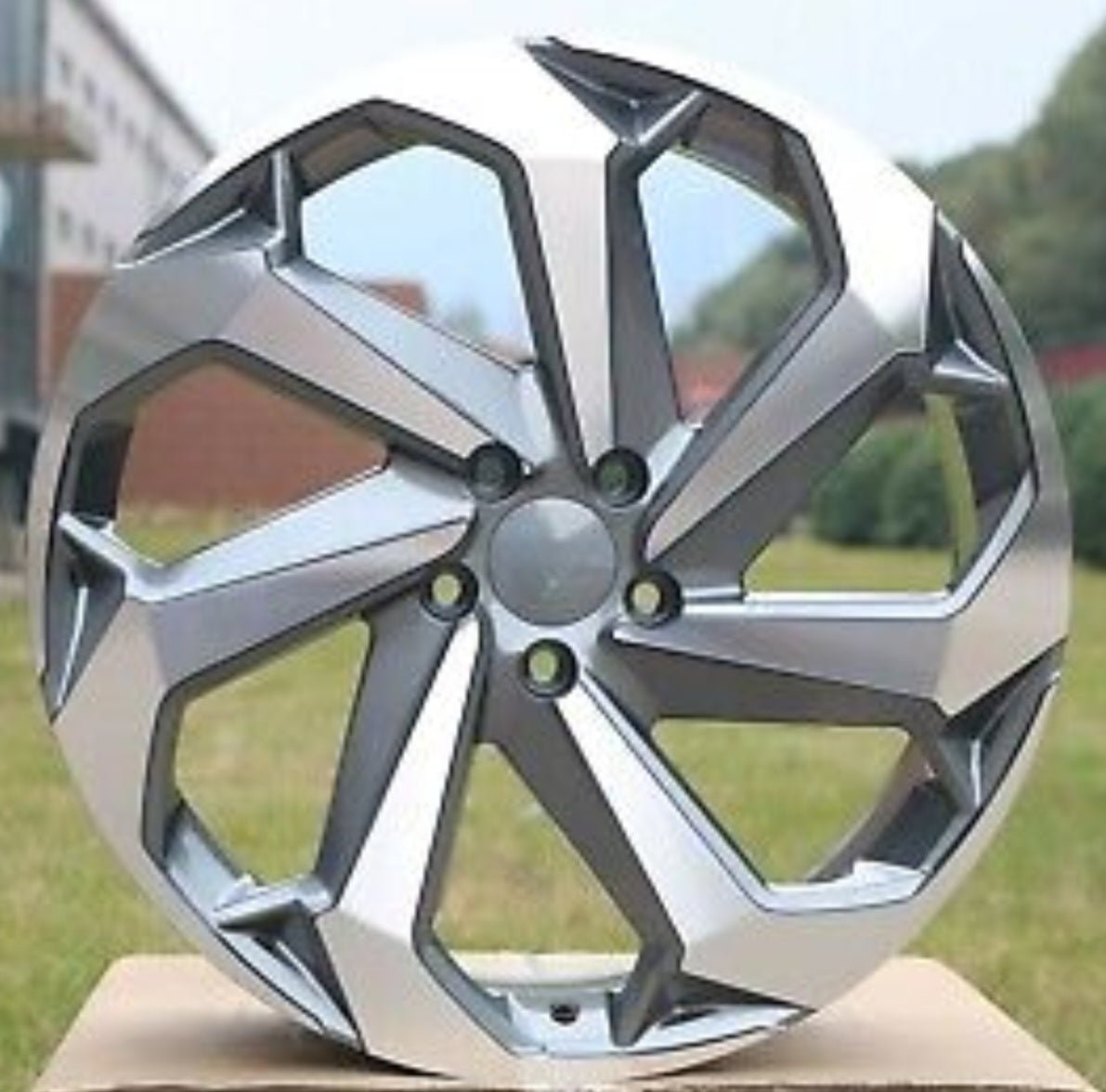 W316 20x8 5x120 GUN METAL MACHINED FACE