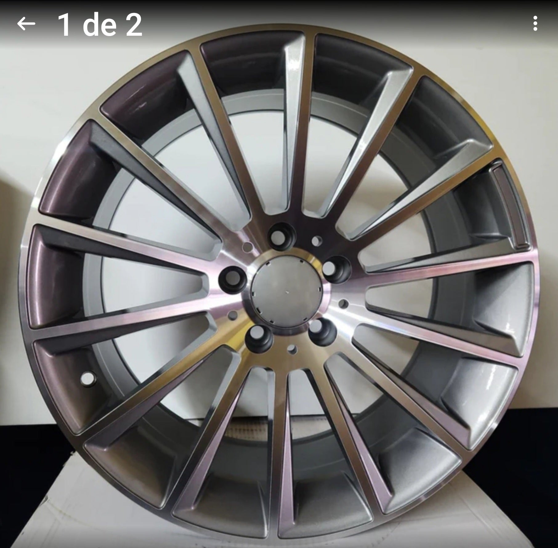 WCL102 WHEELS 20X8.5 5X112 GLOSSY GUN METAL MACHINE