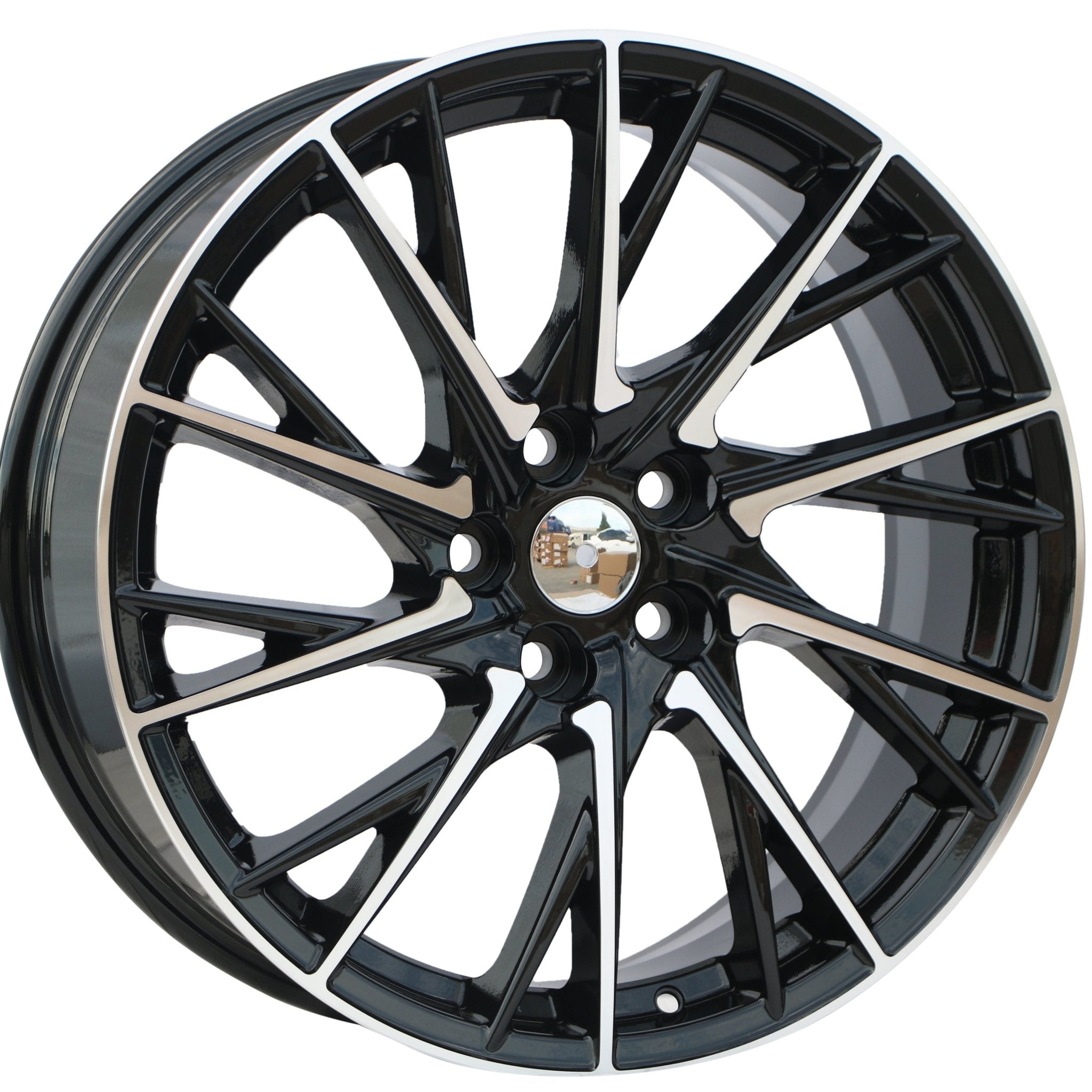 W205 1151 Black Machined Face 19x7.5 ET35 5x114.3 CB60.1