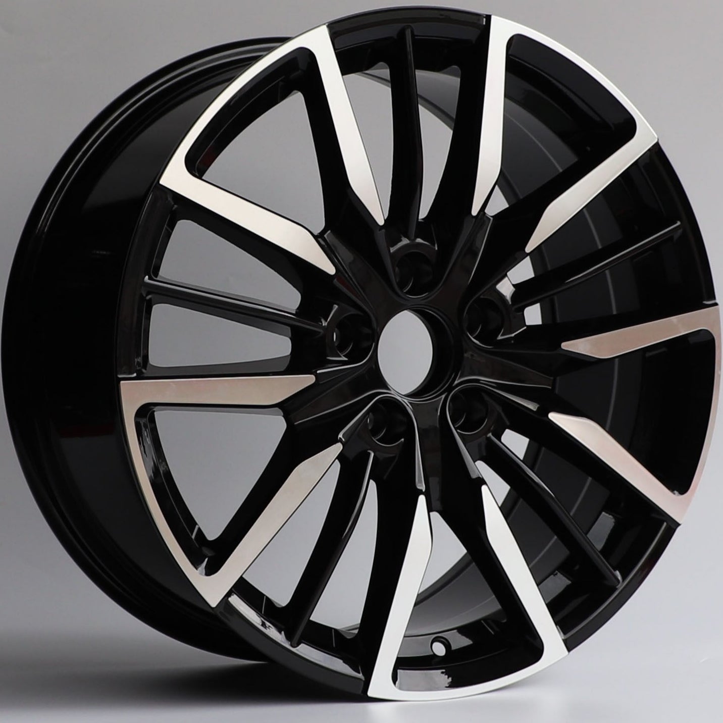 W312 1836 Black Machined Face 20x8.5 ET45 5x114.3 CB64.1