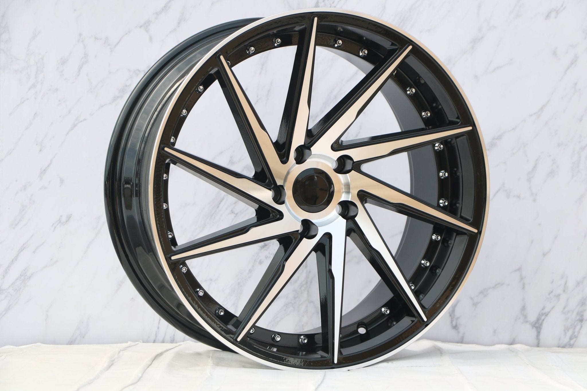 W511 1284A Black Machined Face 19*9.5 Et35 5x114.3 CB73.1