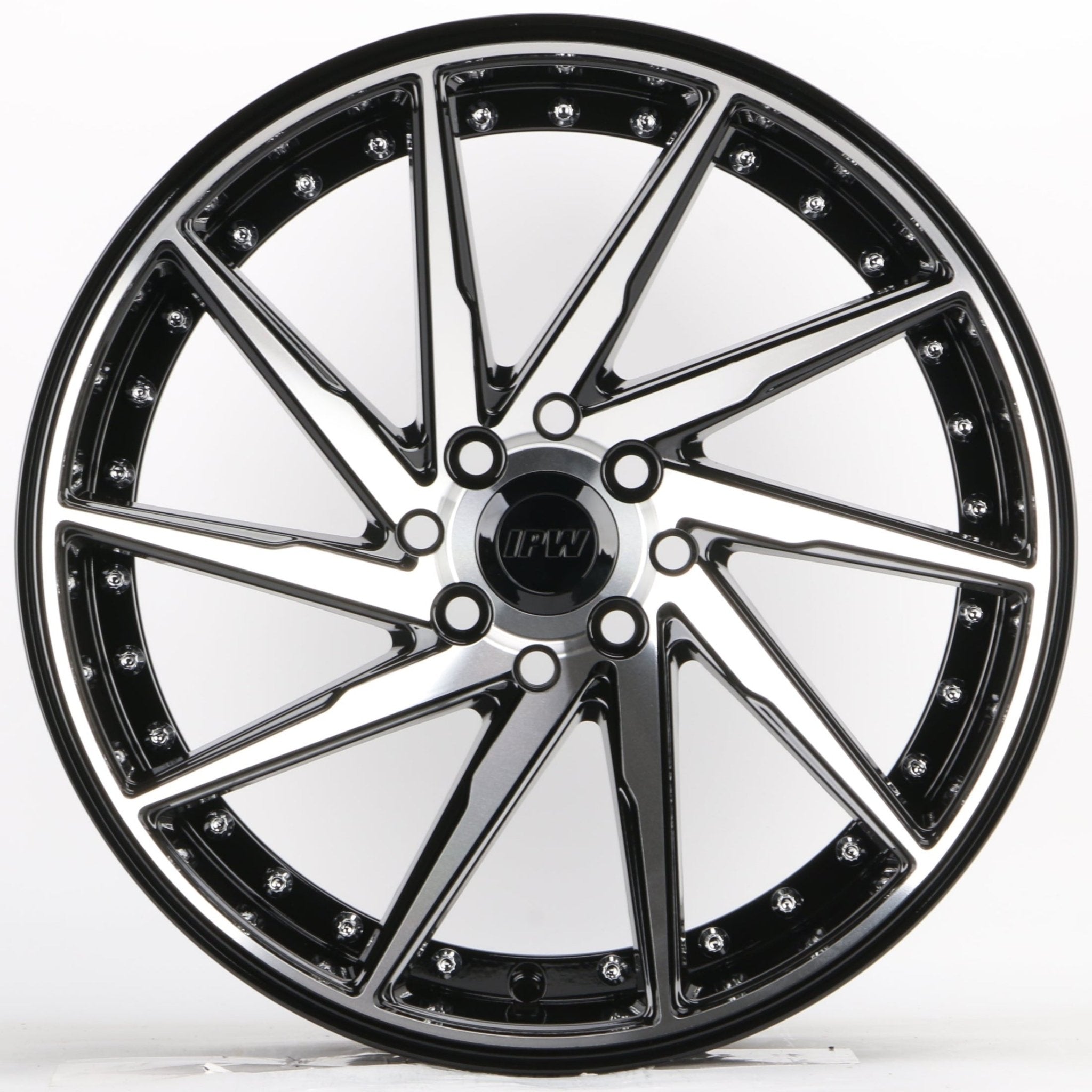 W511 1284A Black Machined Face 19*9.5 Et35 5x114.3 CB73.1