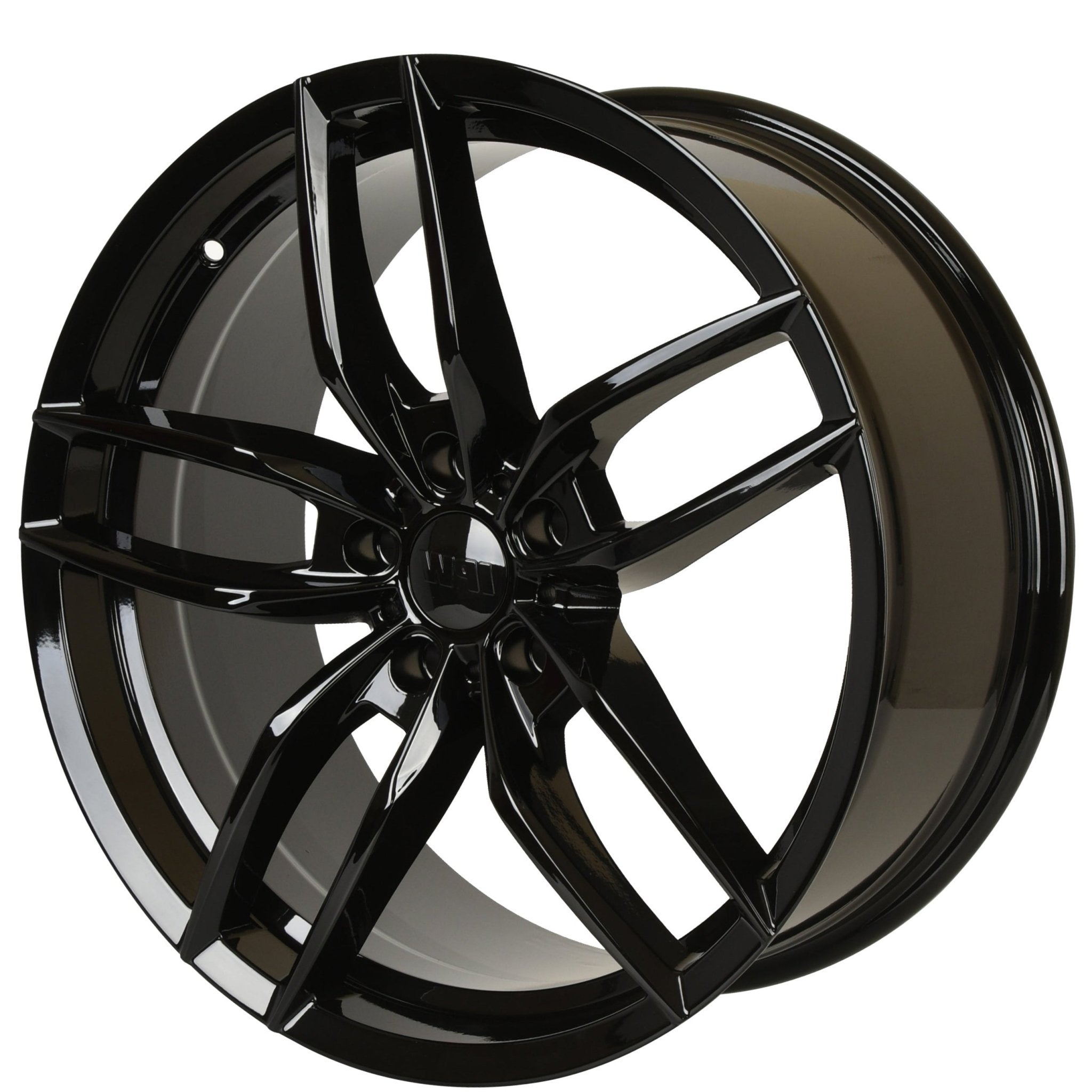 W524 D1407 20x8.5 Gloss Black 20x8.5 Et35 5x120 CB72.56