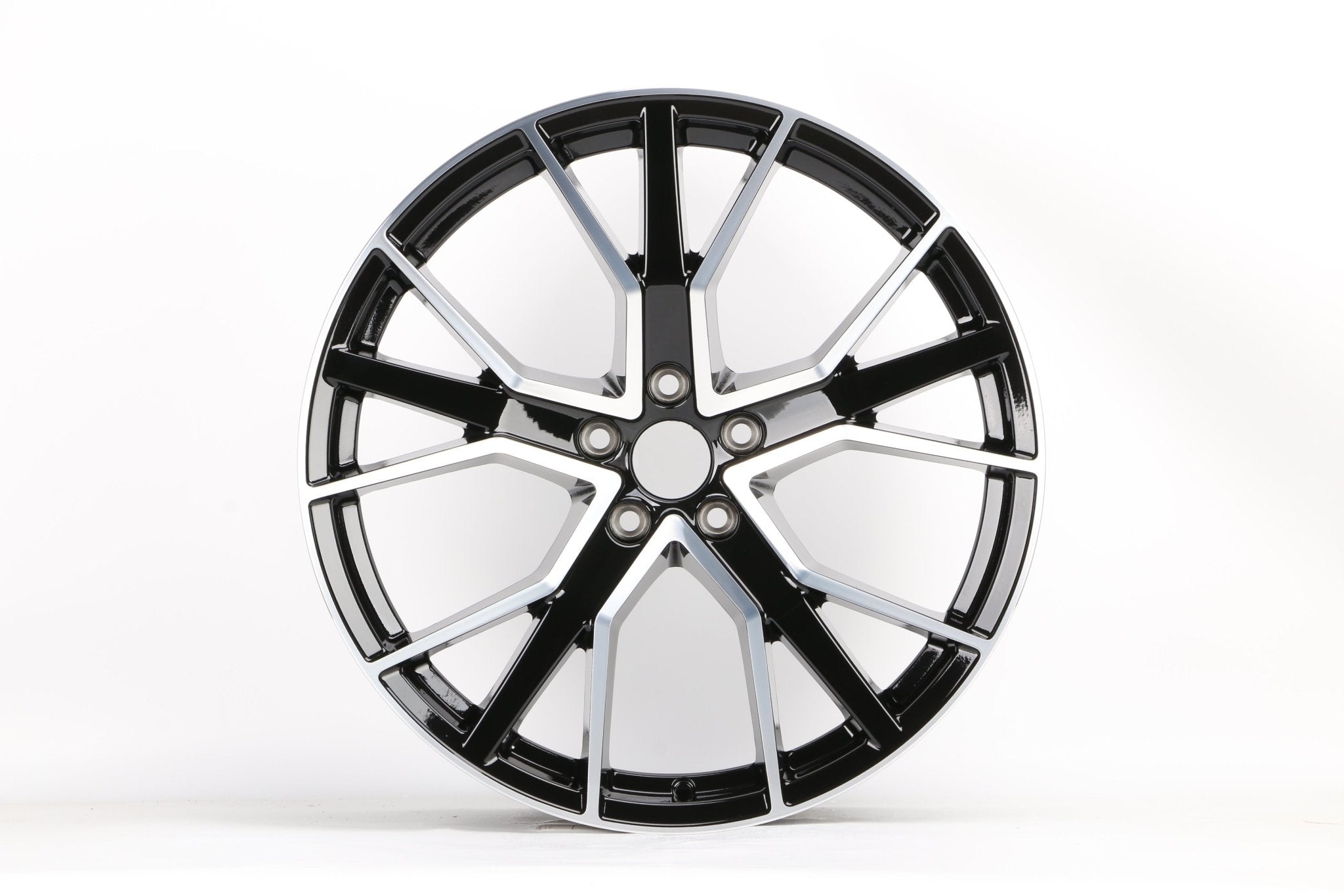 W631 IVF-3139 Black Machined Face 20x9 ET30 5x112 CB66.45