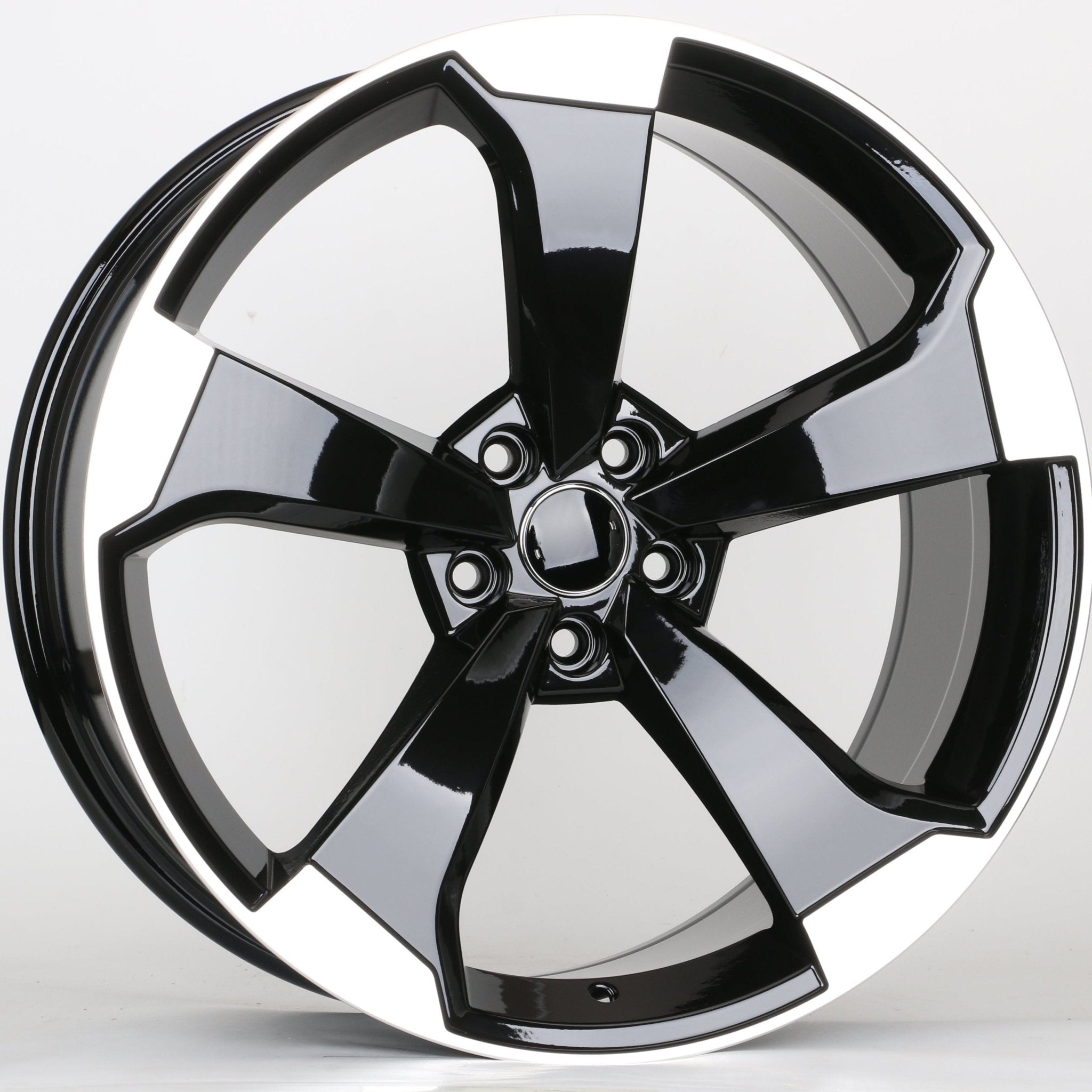 W666 Black Machined Face 20x9.0 ET35 5x112 CB66.56