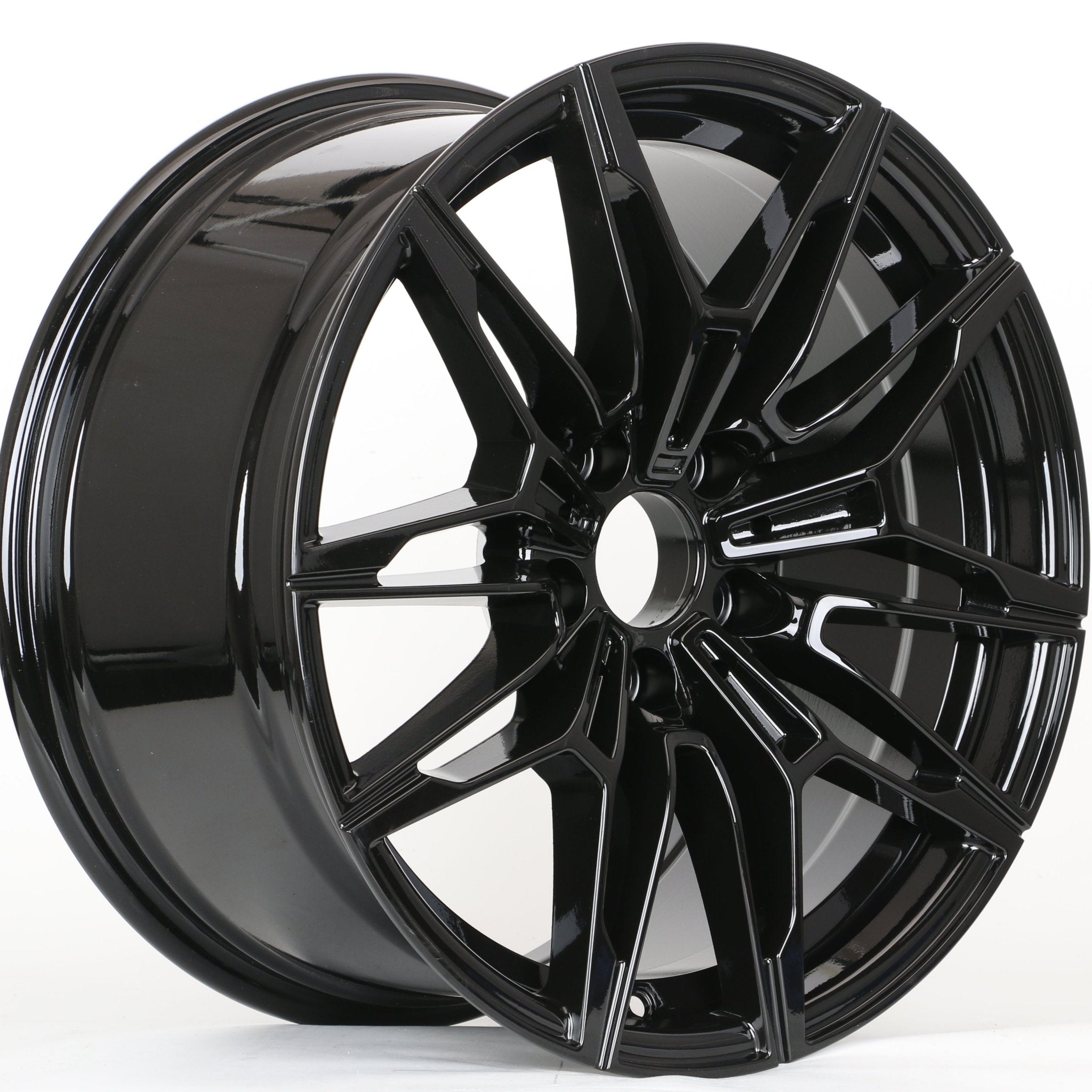 W714 D1677 Gloss Black 19x8.0 ET35 5x120 CB72.56