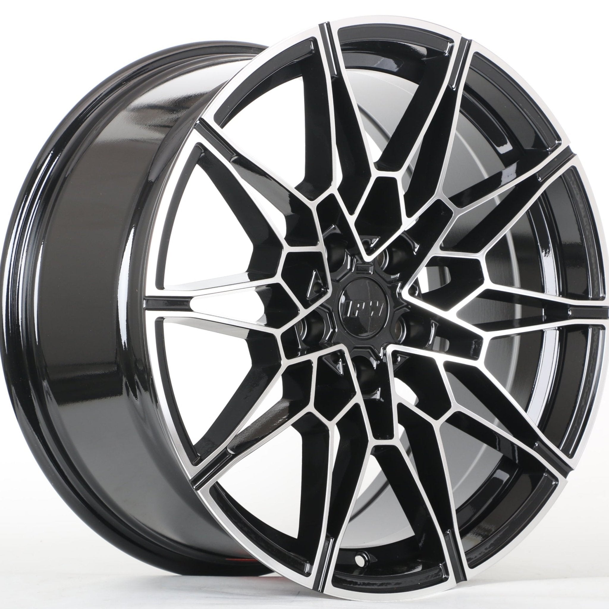 W718 D1674 Black Machined Face 19x9.0 ET35 5x120 CB 72.56