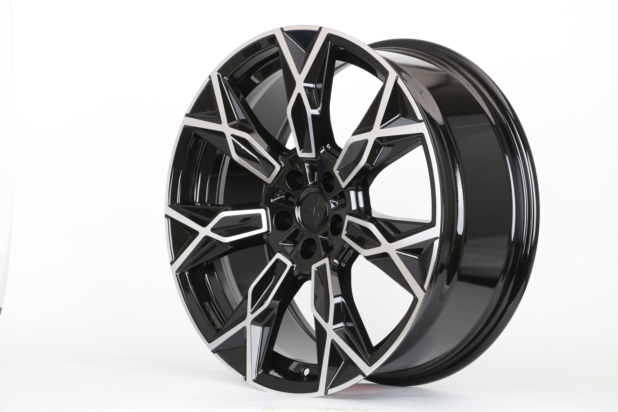 W722 1838 Black Machined Face 20x8.5 ET25 5x112 CB66.6