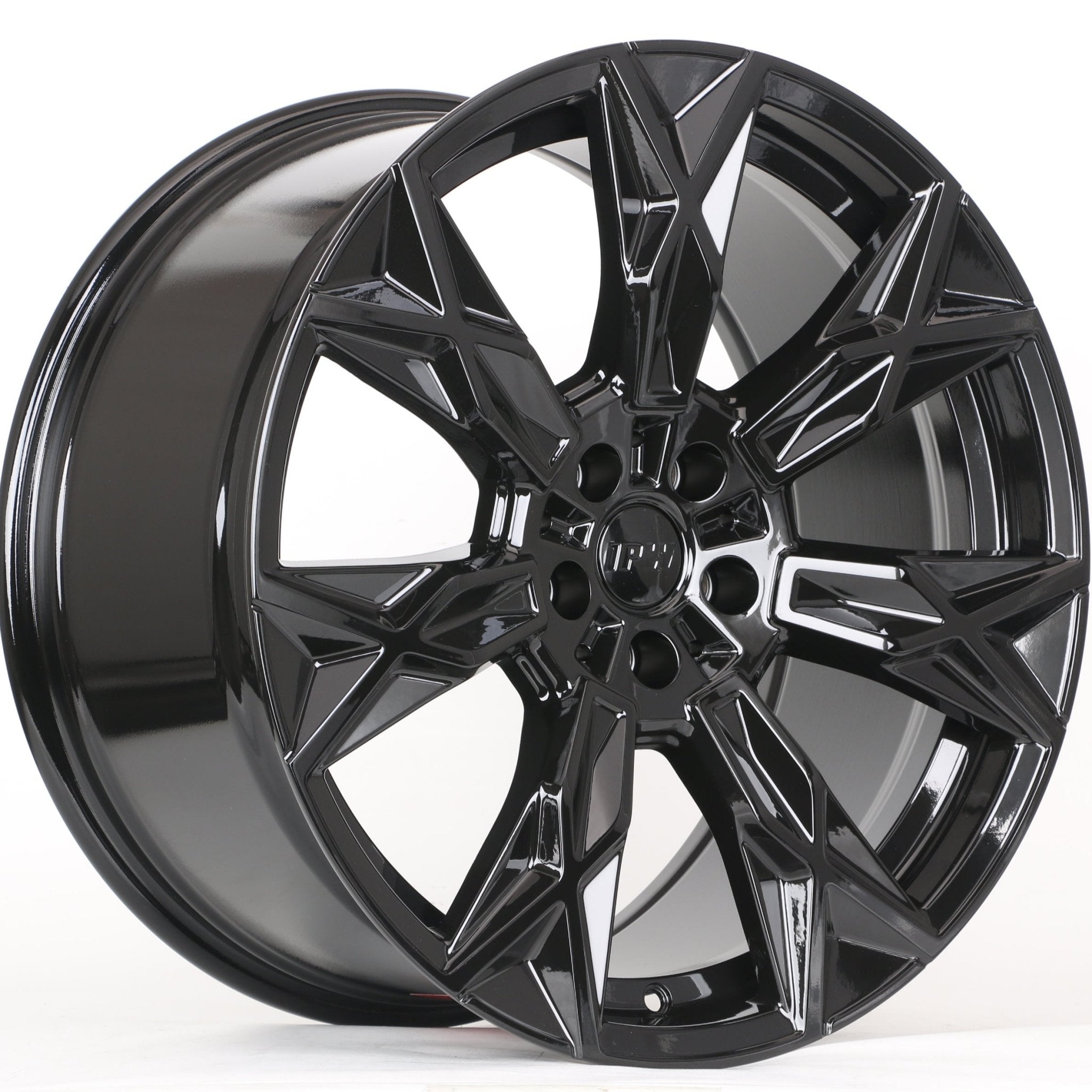 W722 1838 Gloss Black 20x8.5 ET25 5x112 CB66.6