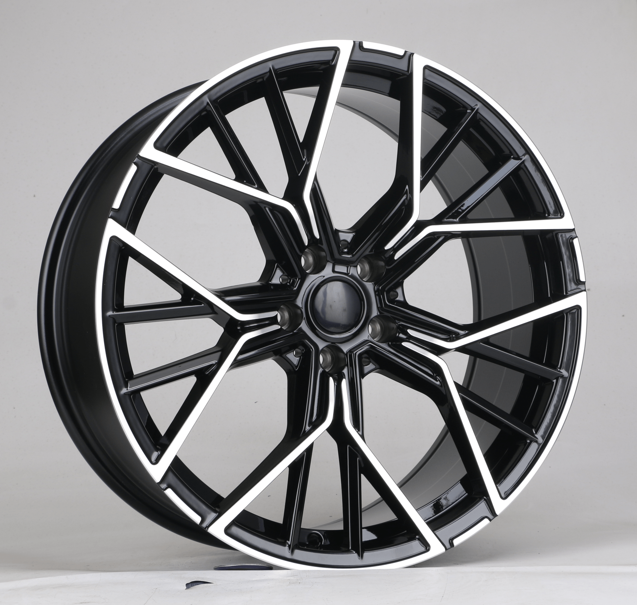 W727 1906 Black Machined Face 20x9.5 ET37 5x120 CB72.6