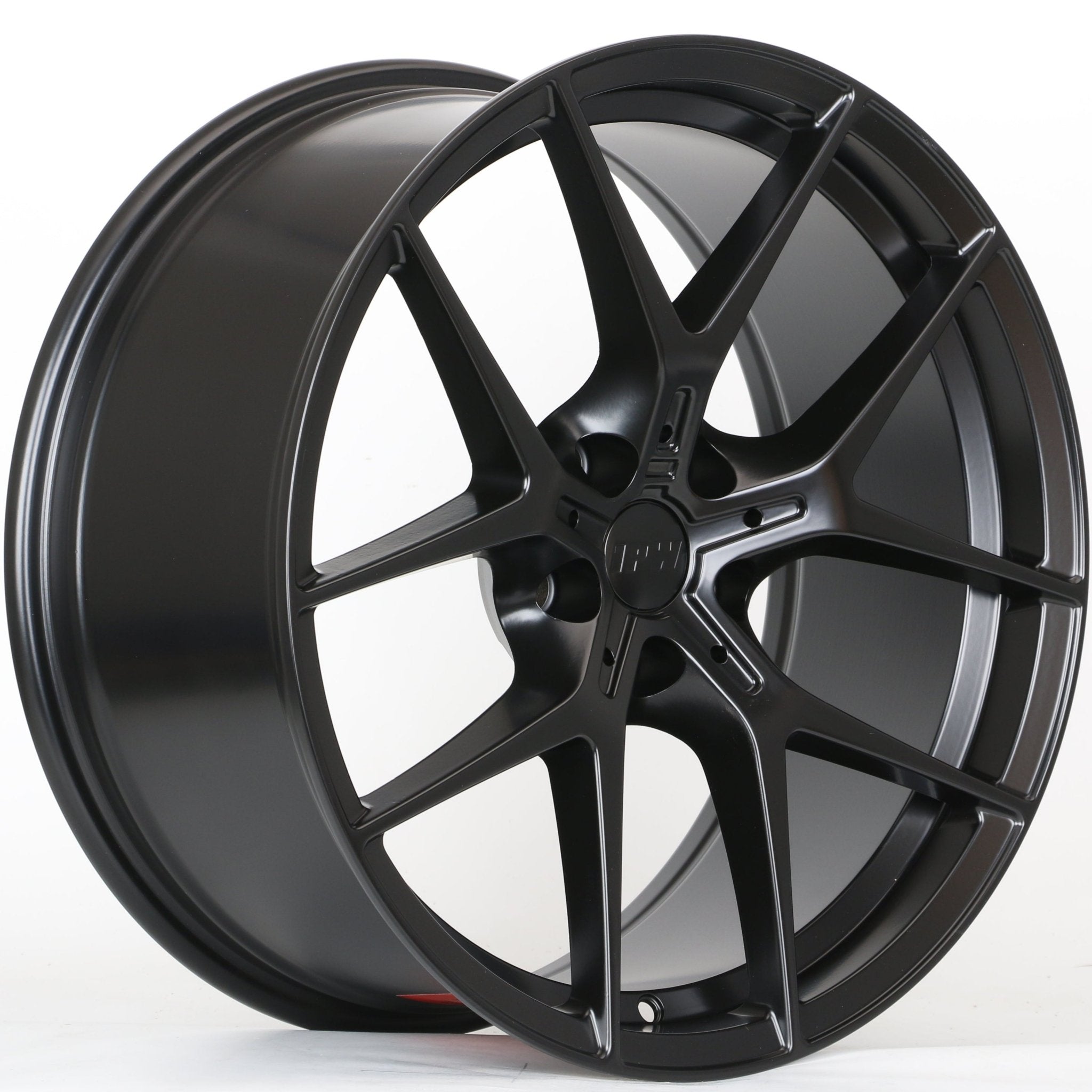 W737 1884 Satin Black 19x8.5 ET28 5x112 CB66.6