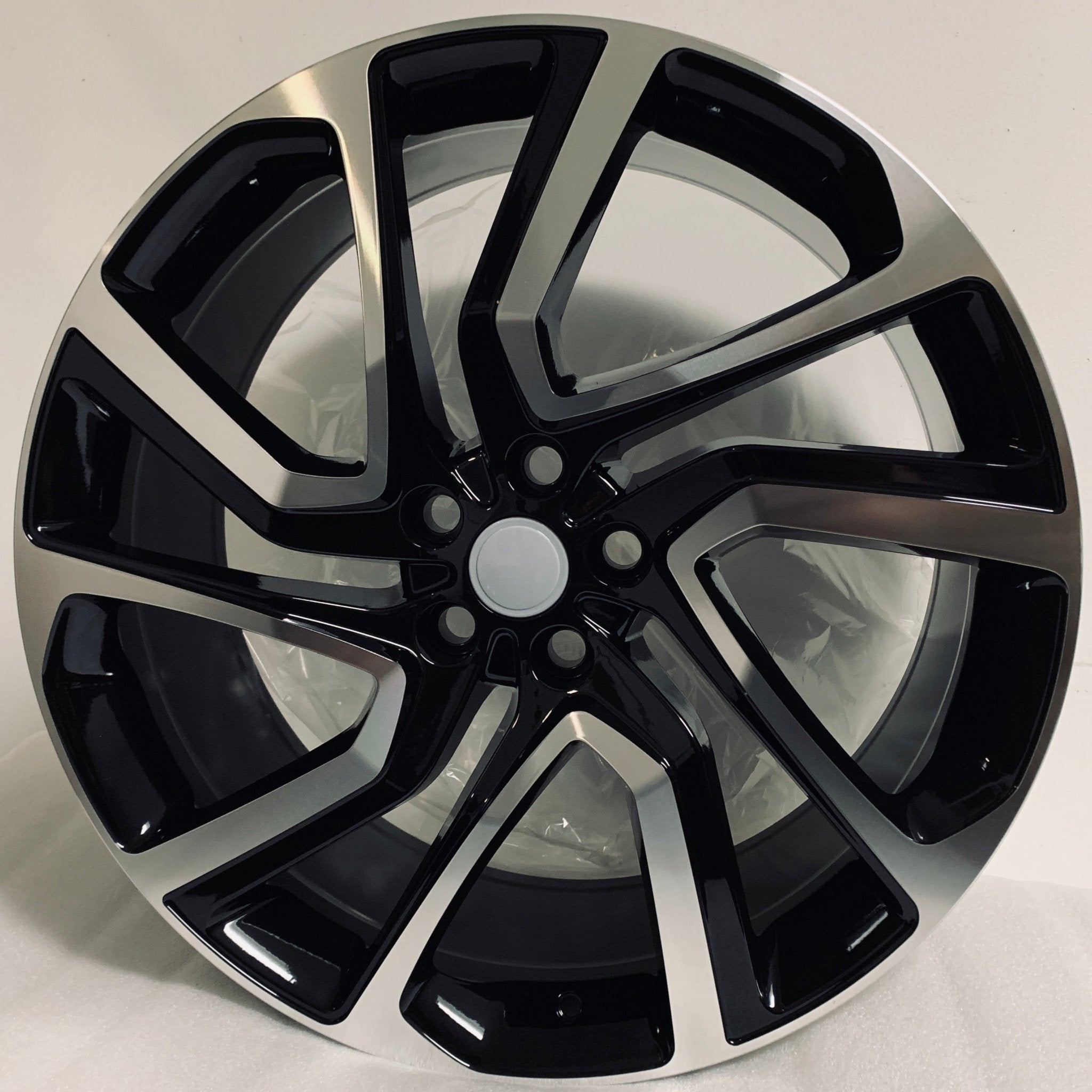 W797 Black Machined Face 22x9.5 ET45 5x120 CB72.6