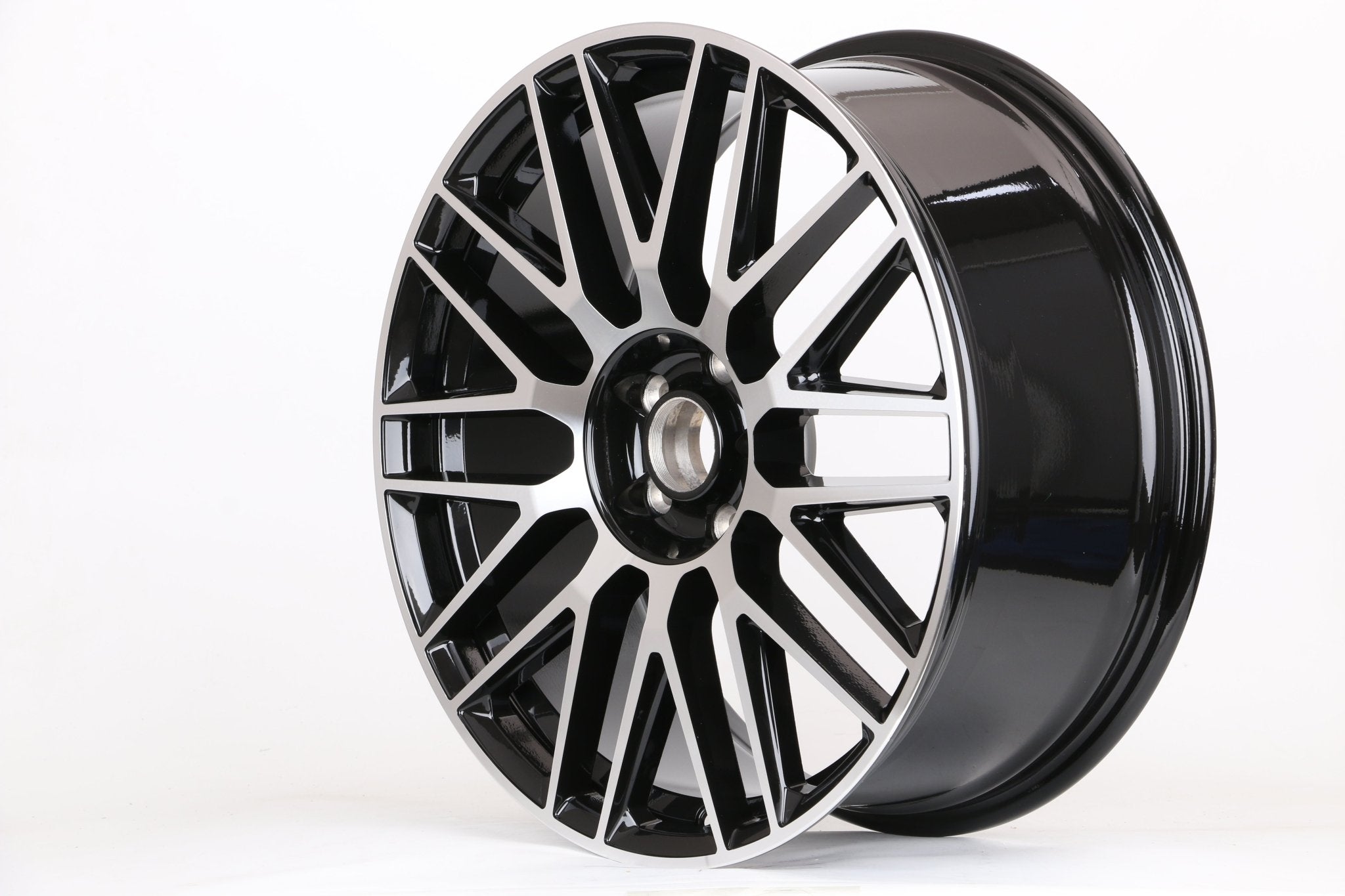 W803 IVF-932 Black Machined Face 20x8.5 ET38 5x112 CB66.6