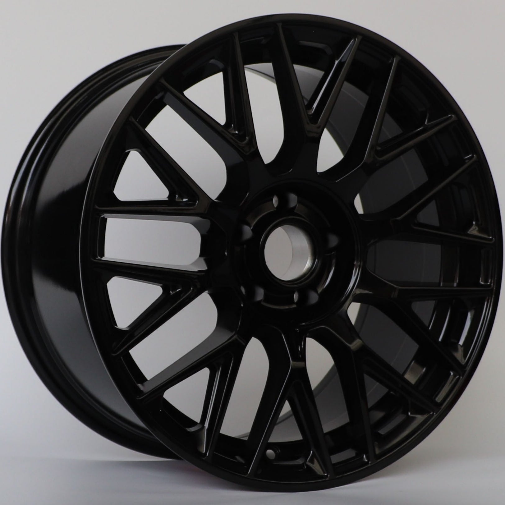 W803 1766 Gloss Black 18x9.5 ET35 5x112 CB66.6