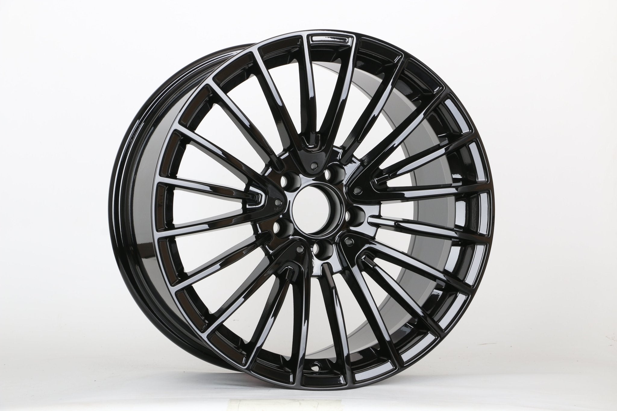 W812 1779 Gloss Black 20x8.5 ET30 5x112 CB66.6